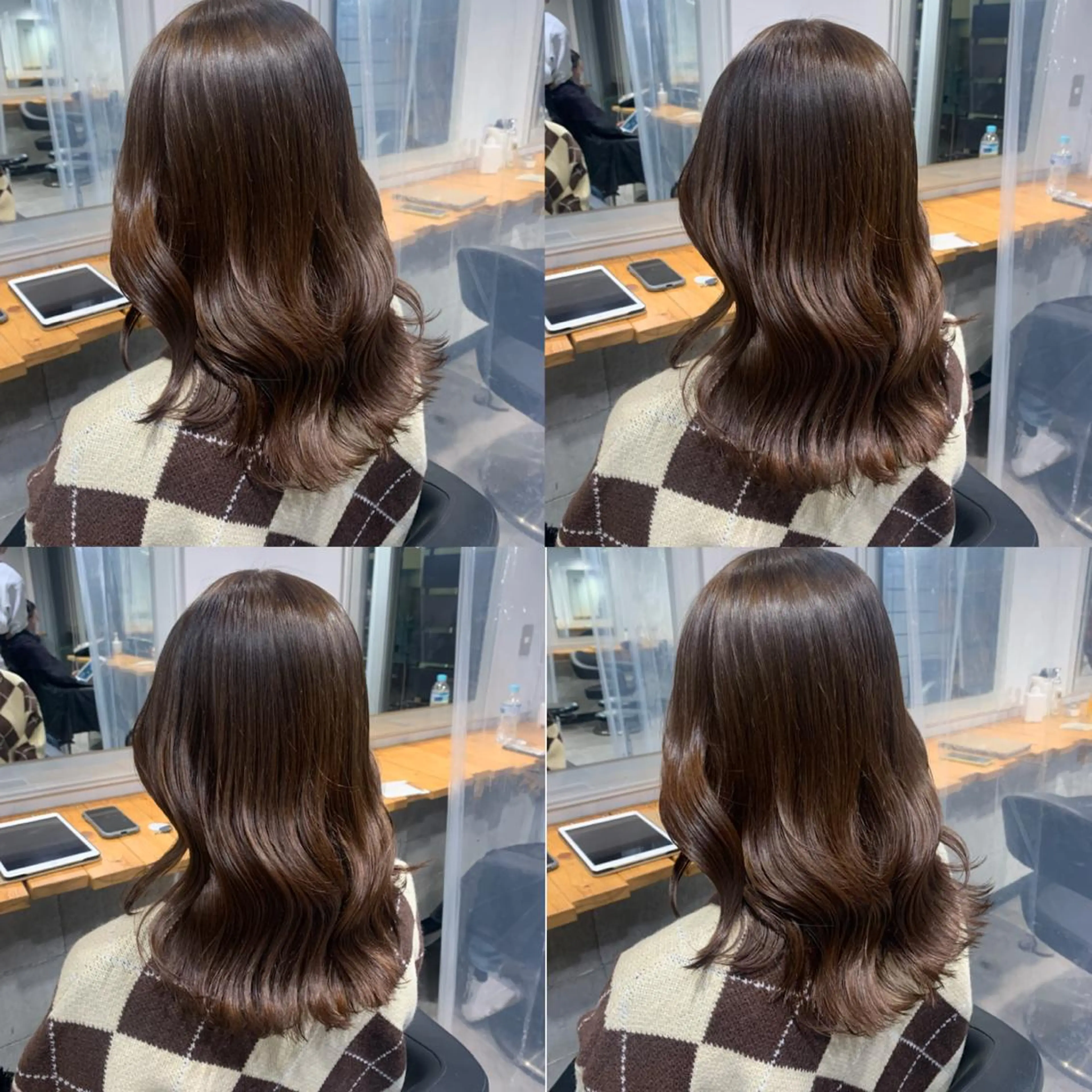 ロング ヘアカラー トリートメント NANAMI🩵 大人可愛い韓国ヘアのヘアスタイル