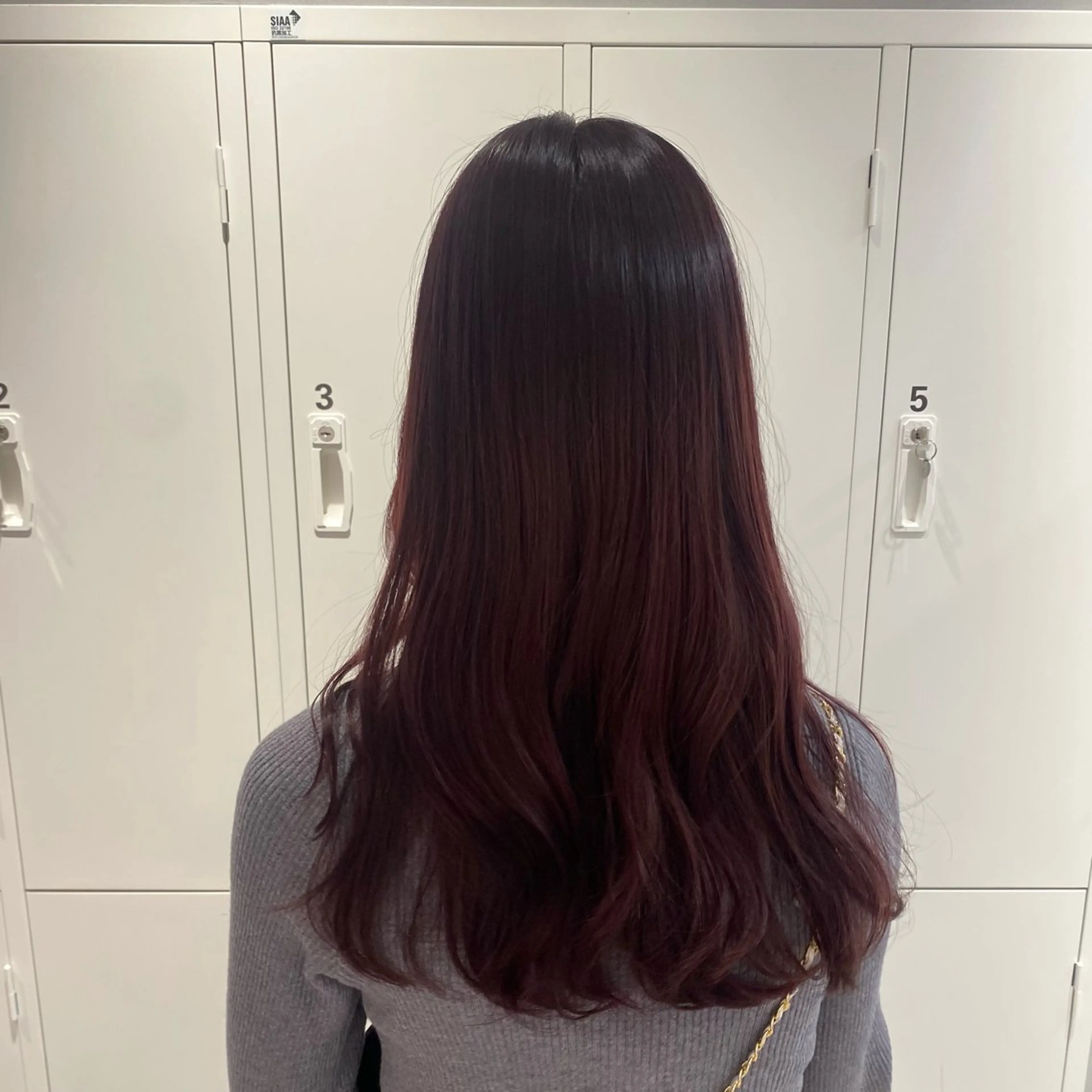 セミロング カットカラーパーマ 募集／Otohaのヘアスタイル