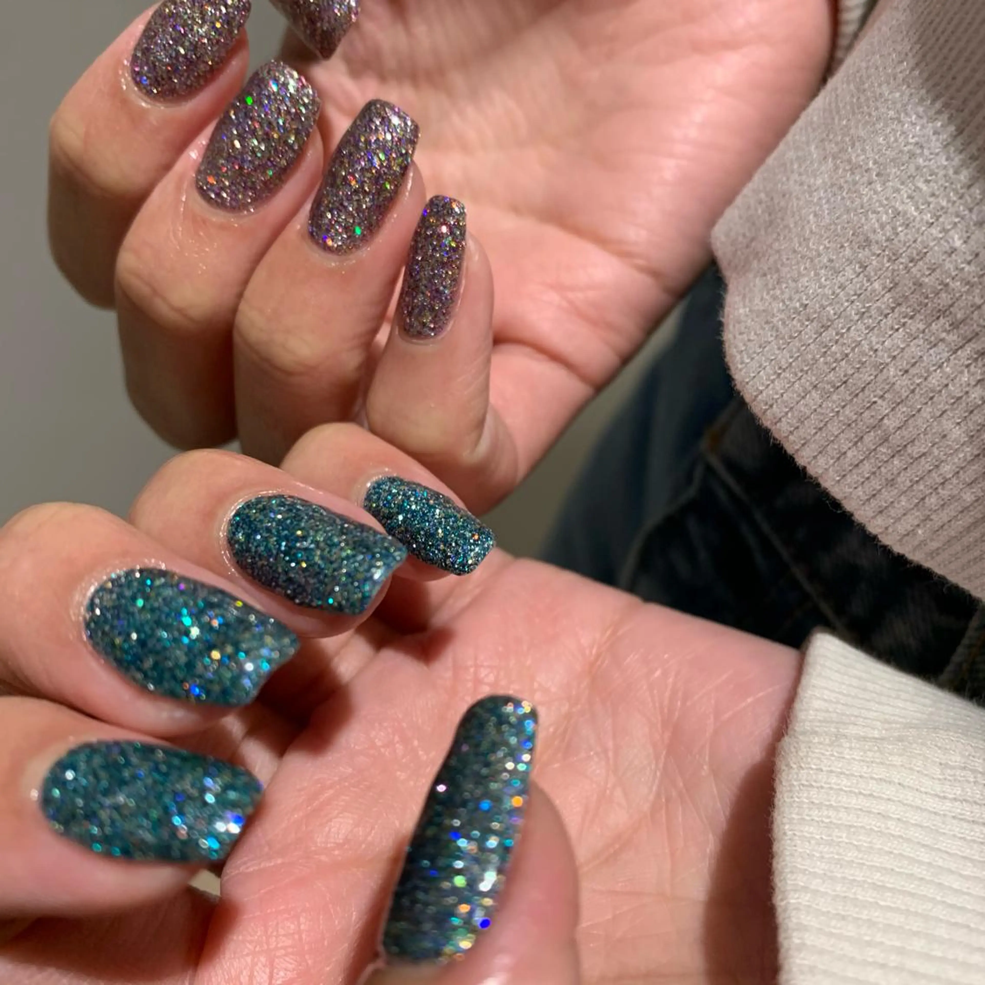 ネイル ラメ(グリッター) 佐藤 穂乃香のネイルデザイン