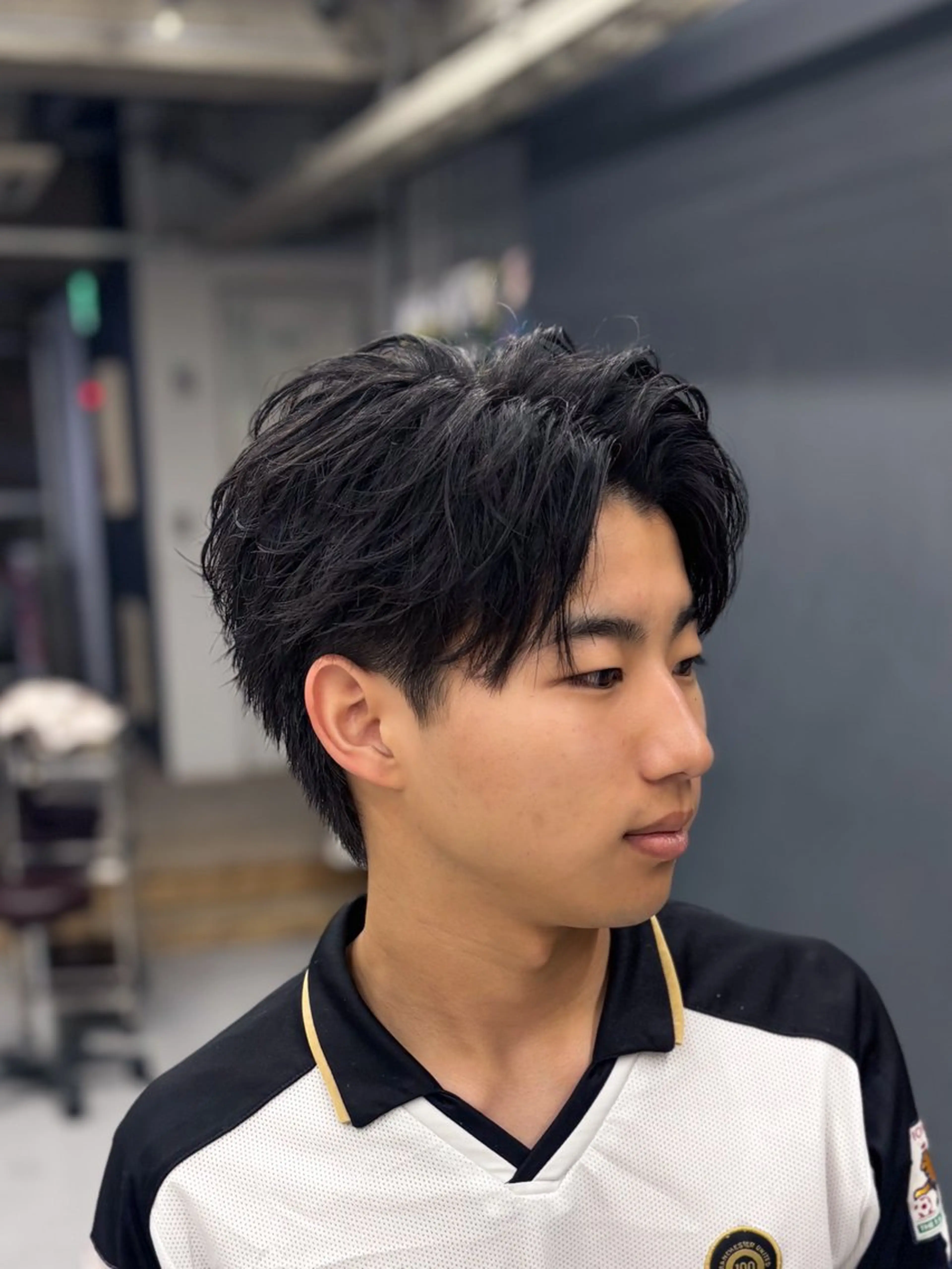 ミディアム ハイトーン/縮毛 矯正/いぶきのヘアスタイル