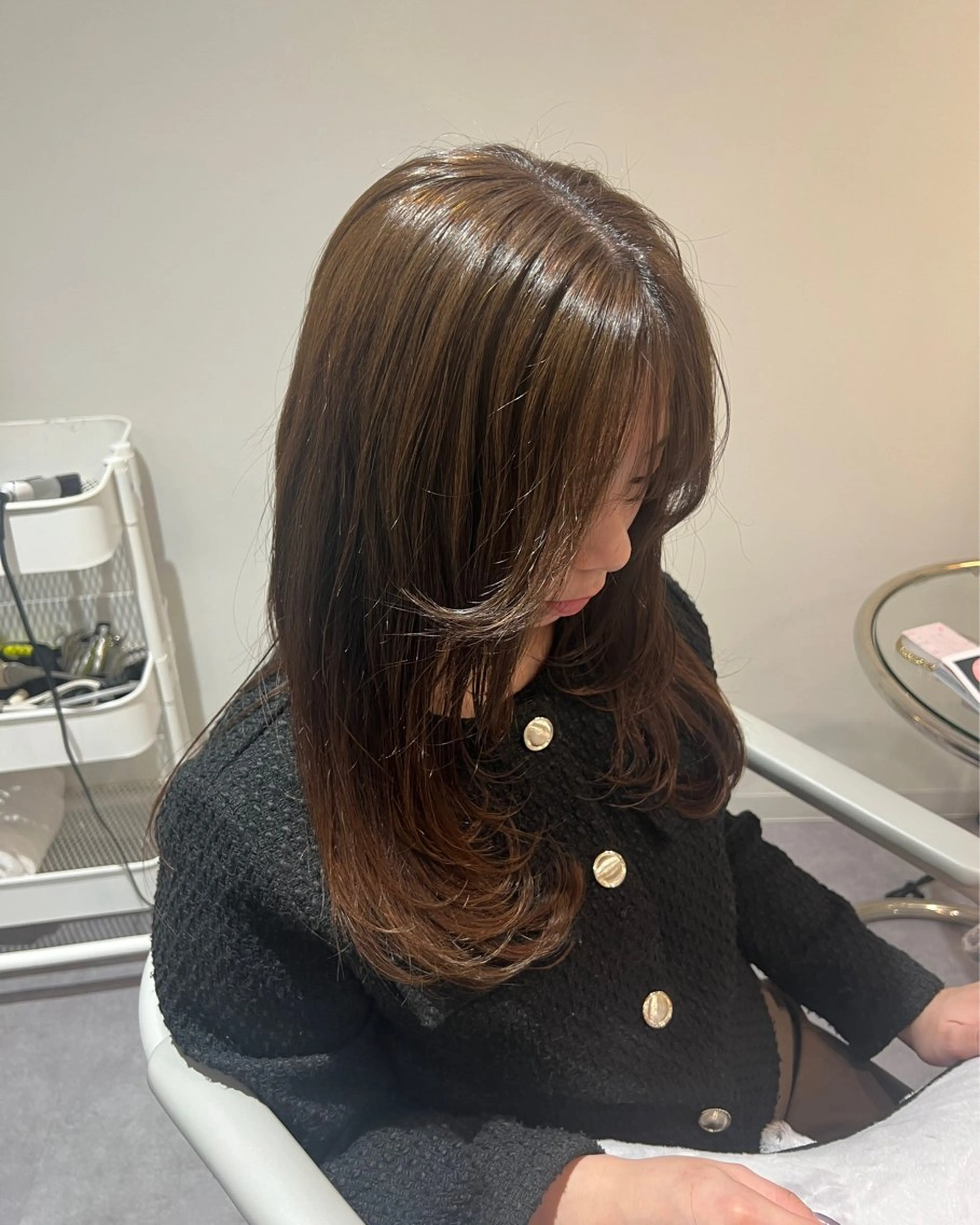 ロング カット ヘアカラー トリートメント 美髪✨艶髪✨髪質改善 カラー特化🌙鈴屋和のヘアスタイル