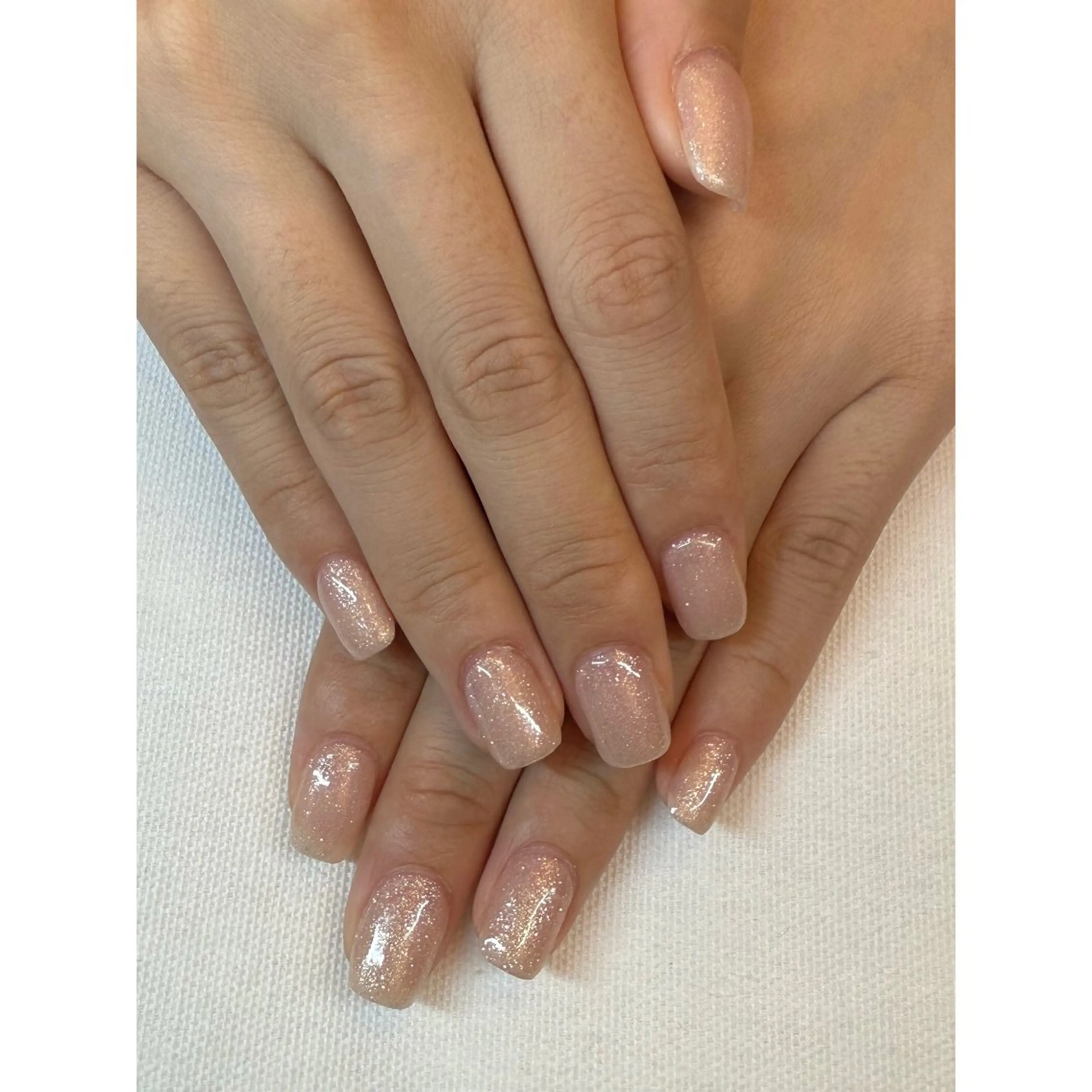 ハンドネイルワンカラー🩷の写真