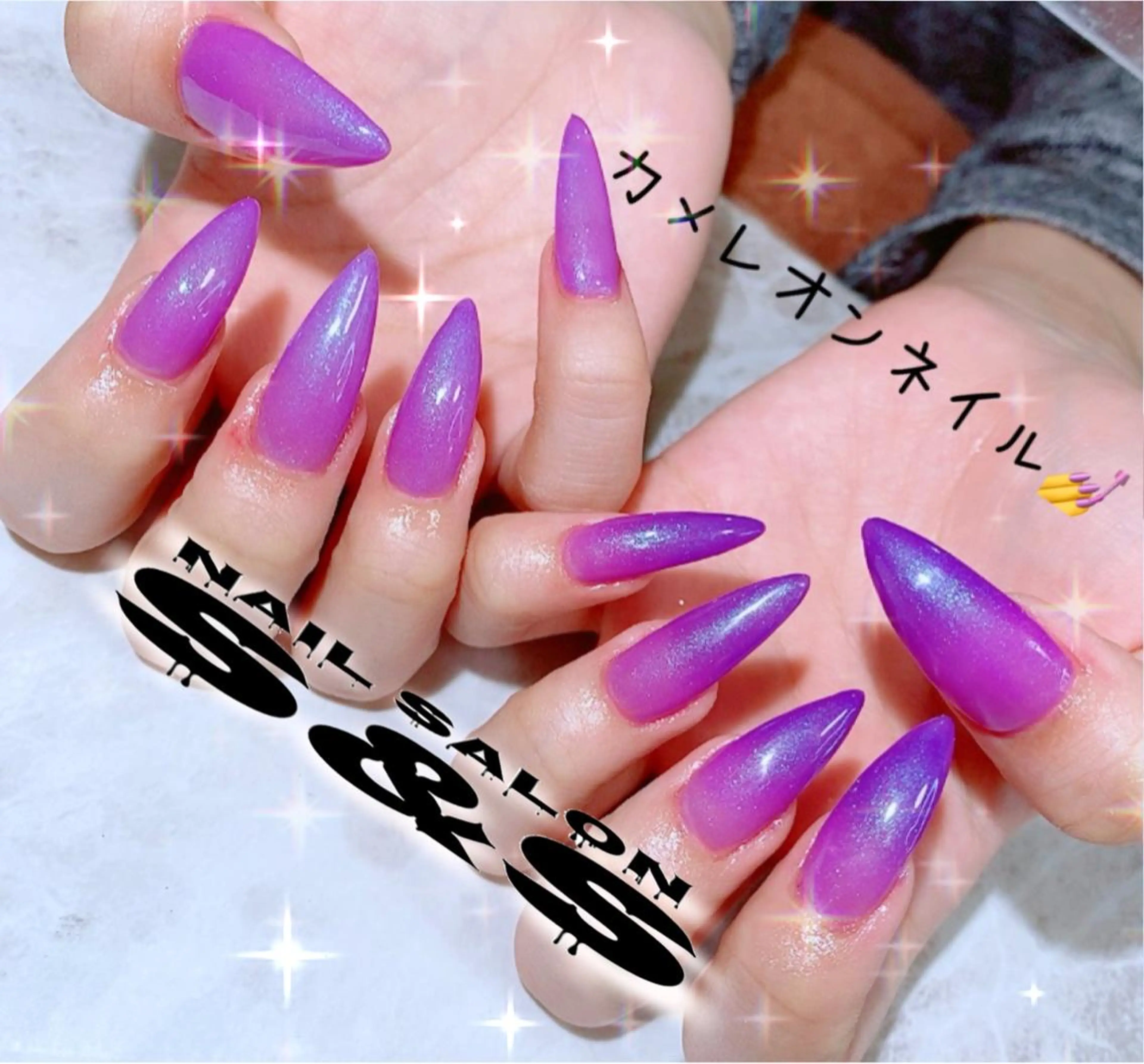 ネイル 長さ出し メンズネイル 持ち込み スカルプネイル S&S 村田小百合のネイルデザイン