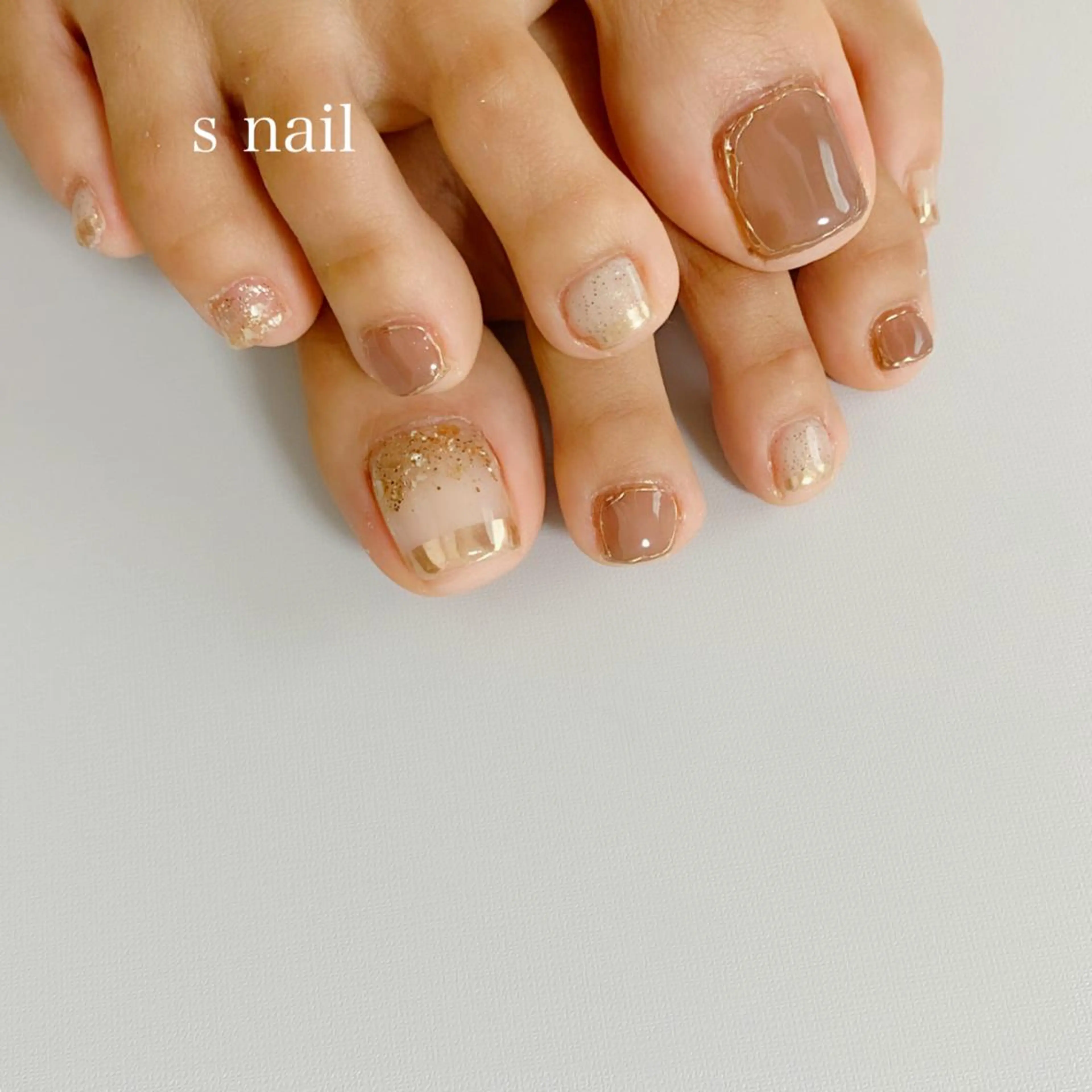 ネイル フットネイル s nail さとよしみゆきのネイルデザイン