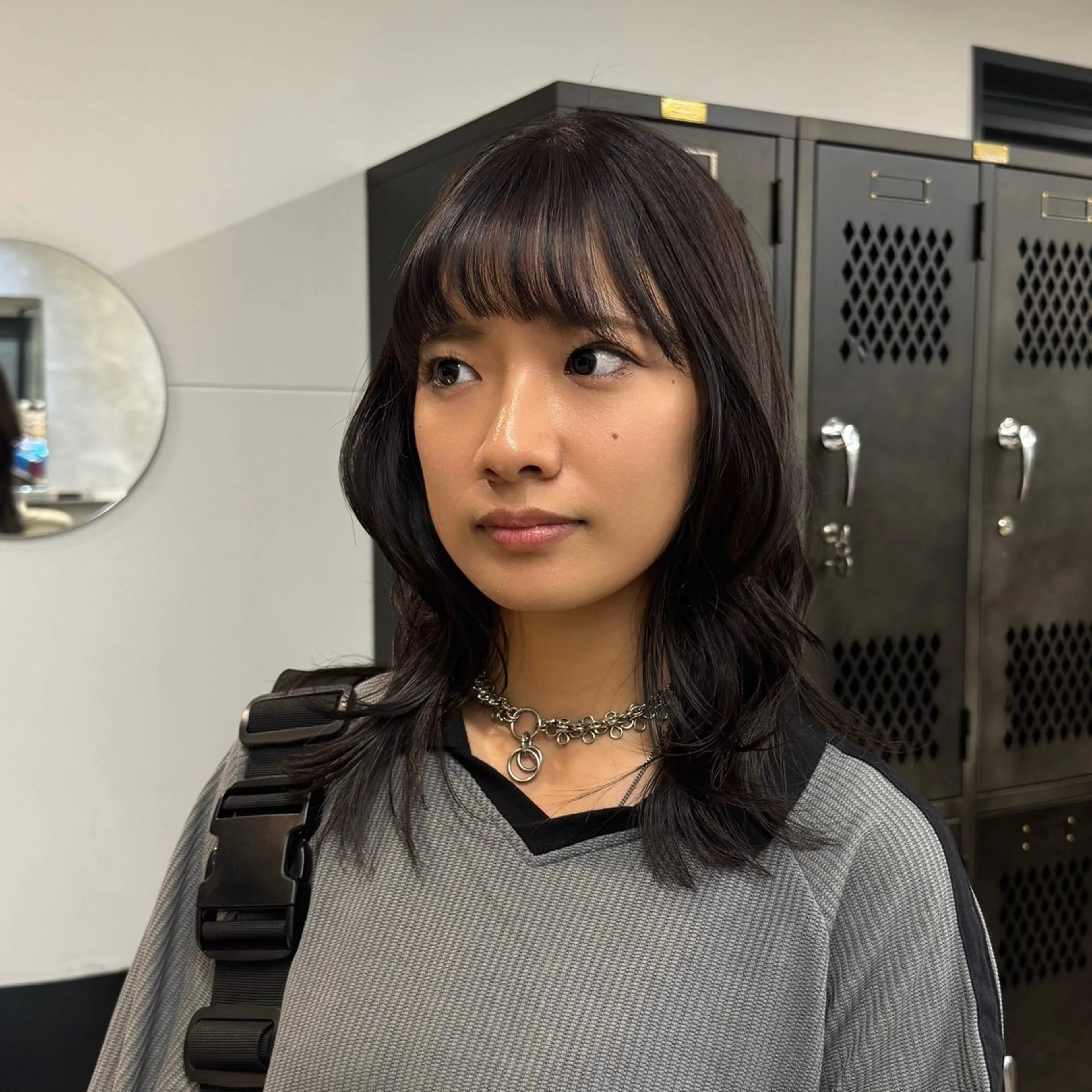 ミディアム カット ヘアカラー トリートメント INORI|レイヤー |ハッシュカットのヘアスタイル