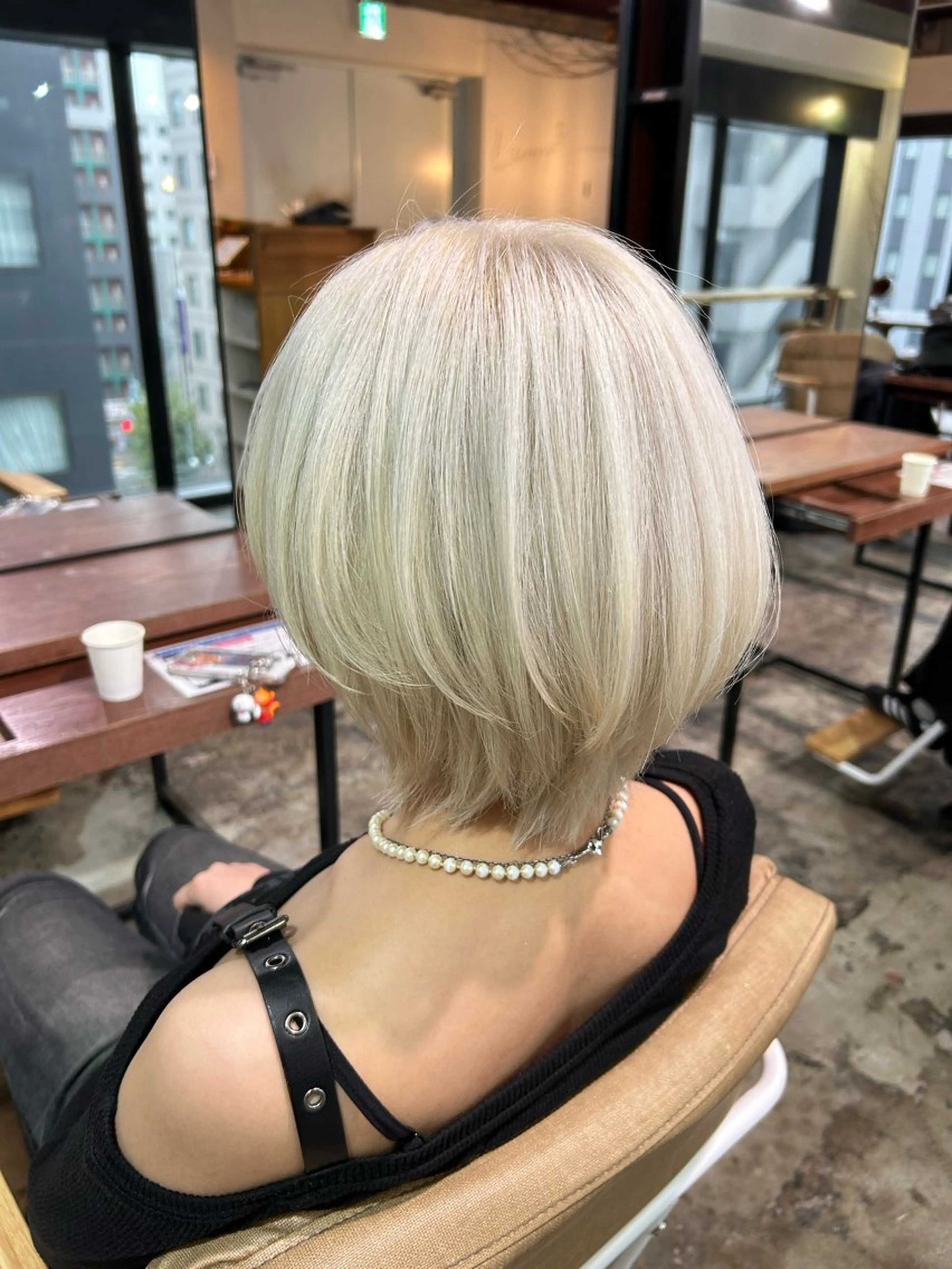 ショート カラー ヘアカラー トリートメント ブリーチ/髪質改善 /Shori/店長のヘアスタイル