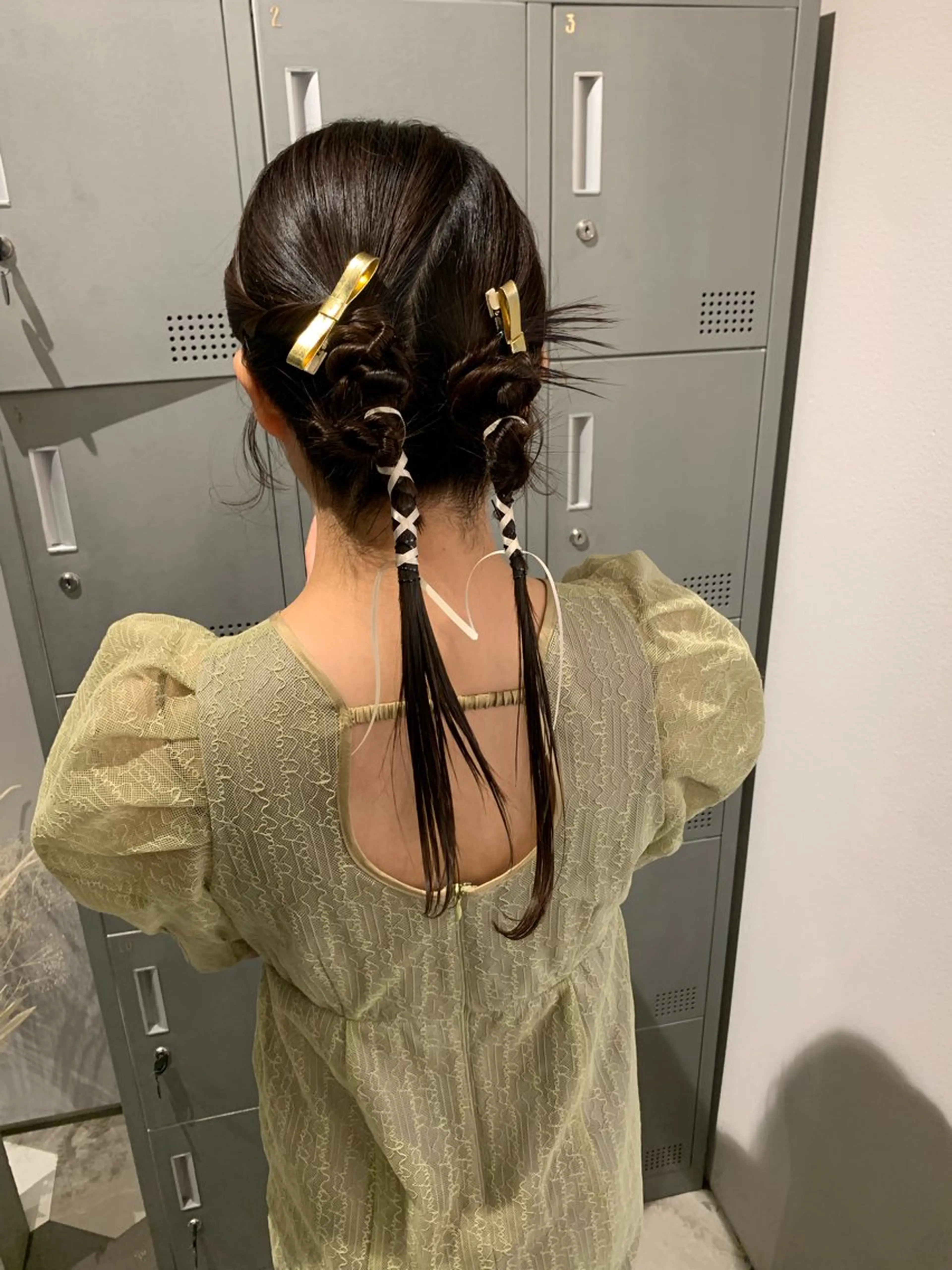 ロング ヘアアレンジ ヘアセット ブリーチ/アレンジ 天満/chihiroのヘアスタイル