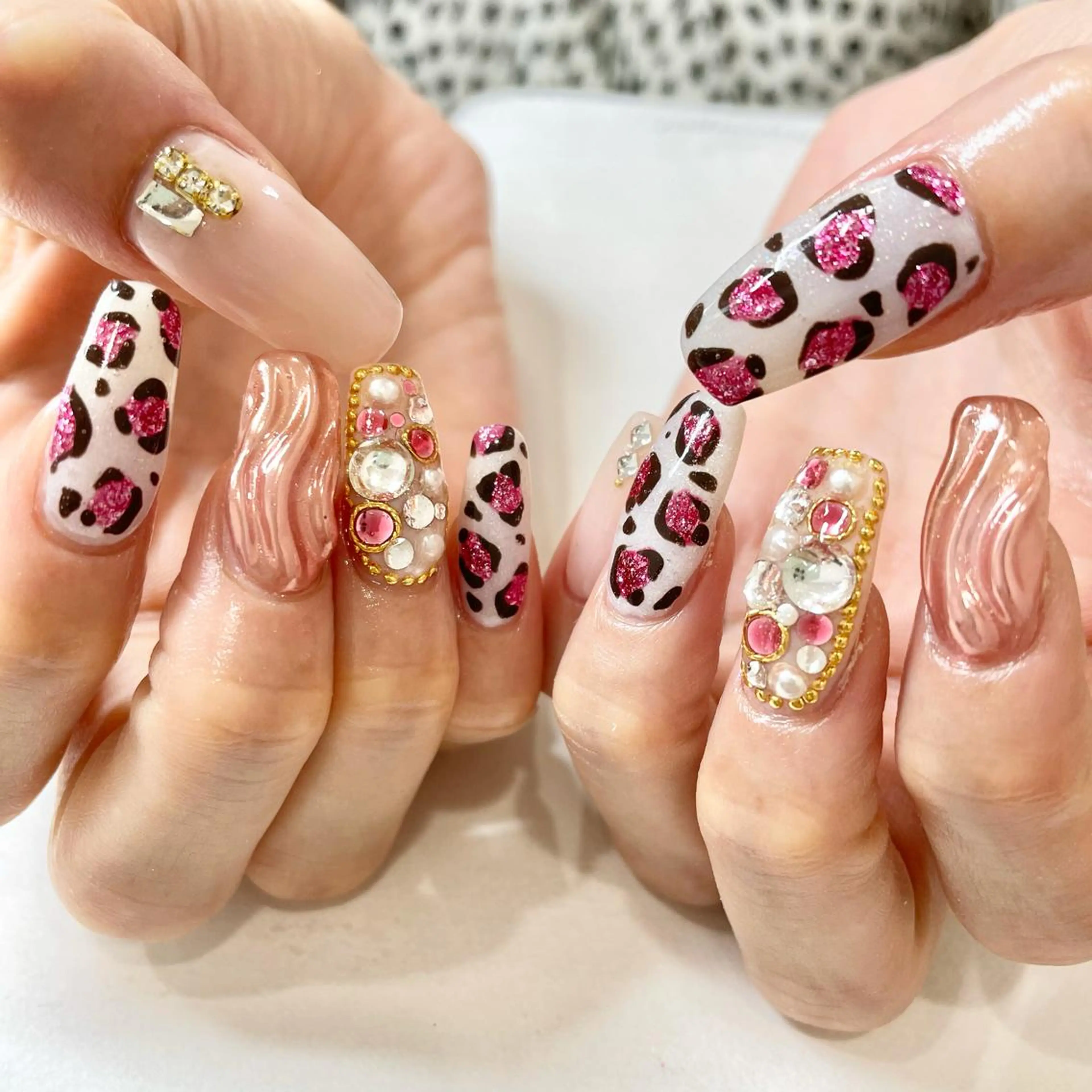 ネイル キラキラネイル ハンドネイル 🎀AYAKO 🎀中韓ネイルのネイルデザイン