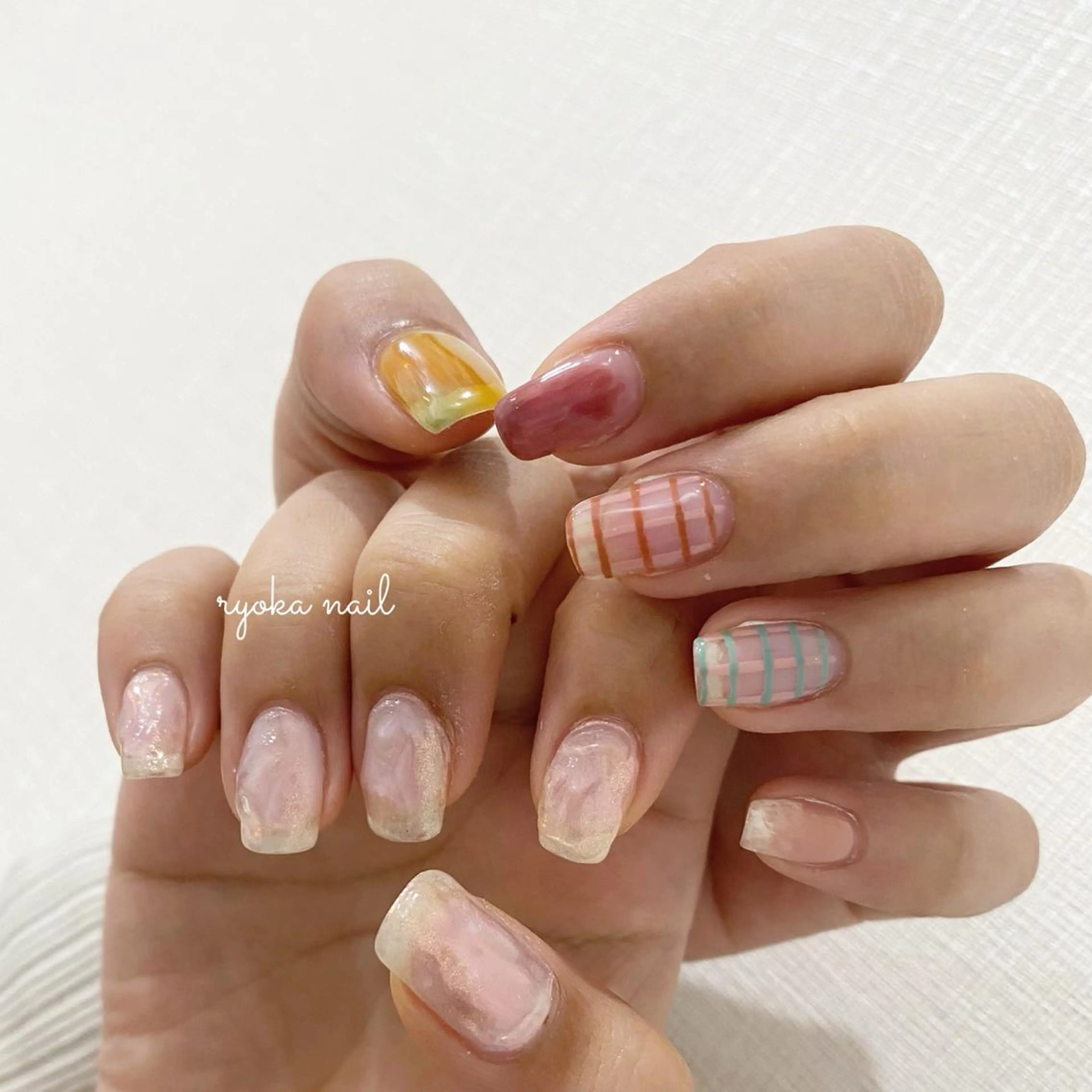 ネイル Twinklenail所属・ryoka nailのネイルデザイン