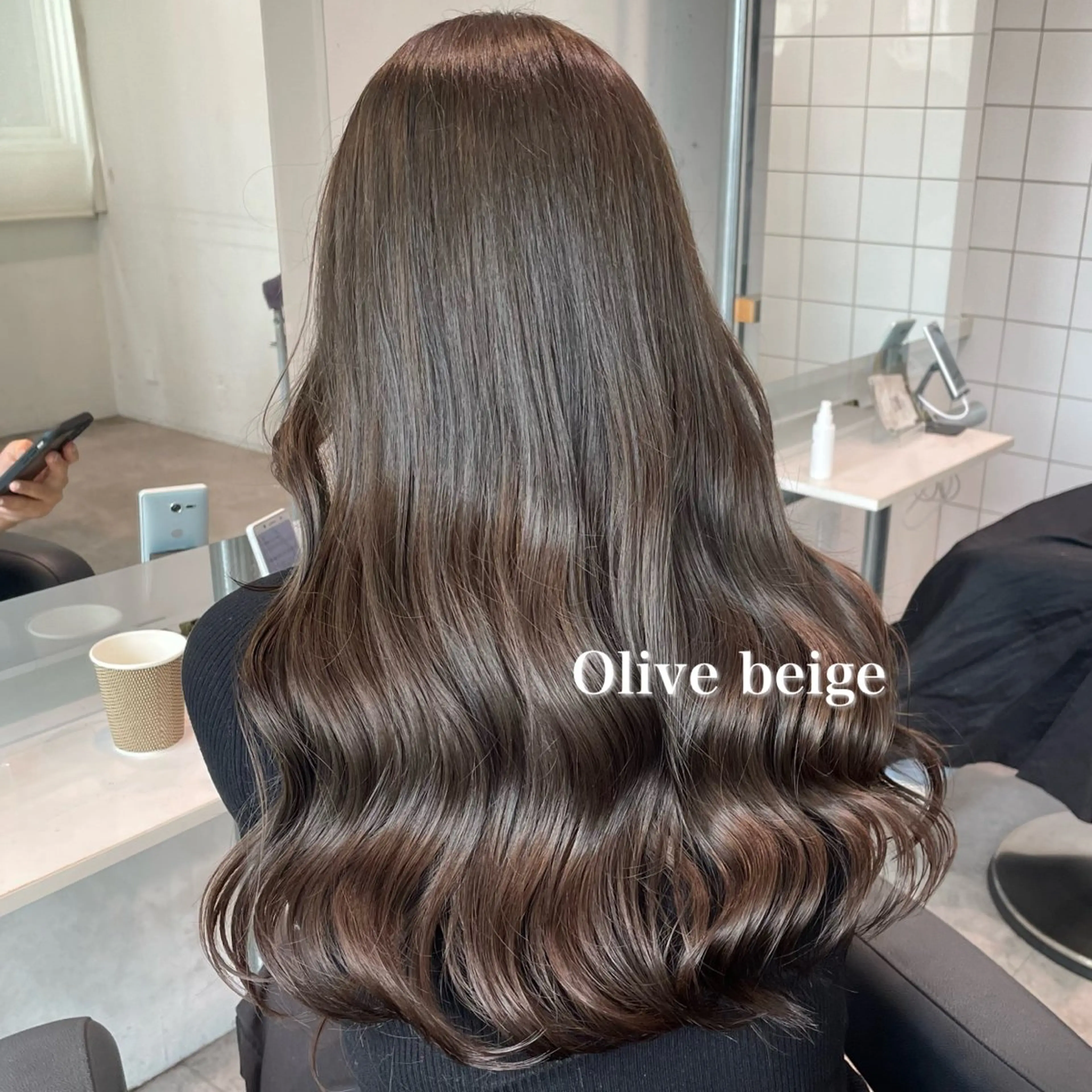 セミロング ヘアカラー トリートメント 盛れる暖色🎀ガーリ ーヘア🎀きっかのヘアスタイル