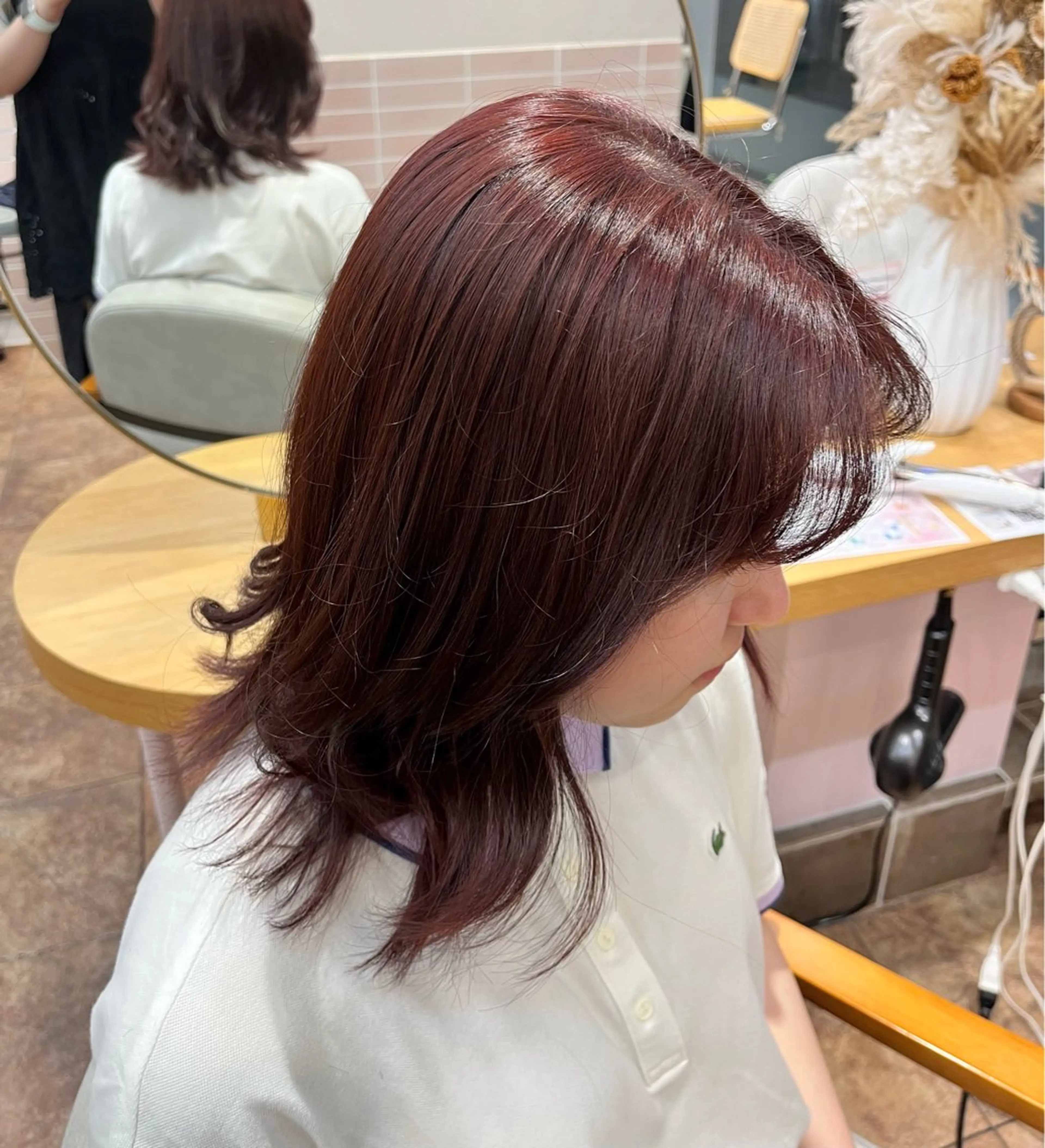 ミディアム カラー 🎀みさき🎀 韓国レイヤー/ボブのヘアスタイル