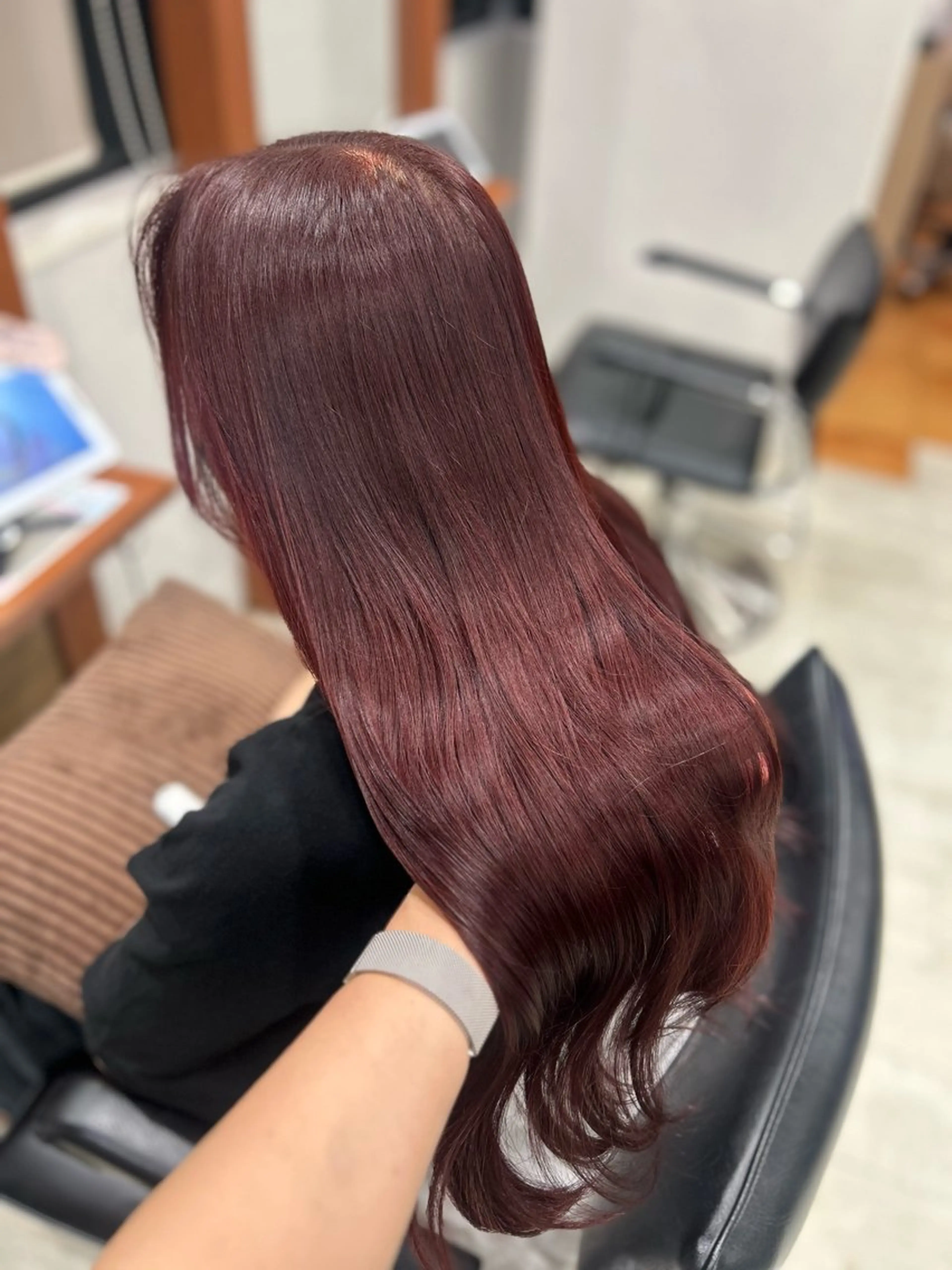 カラー レッドカラー カット ヘアカラー トリートメント CIEL 難波店所属・🎀透明感/レイヤ ー/Kotona🎀のヘアスタイル