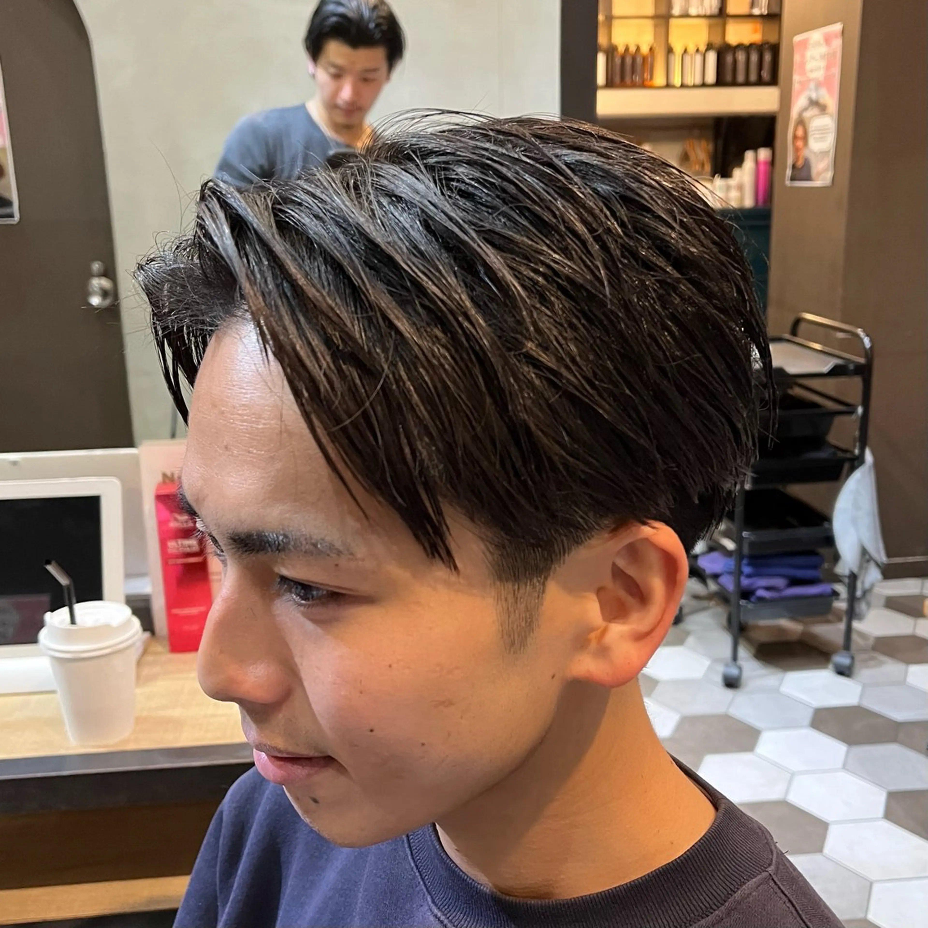 ショート パーマ メンズ 梅田/メンズ専門 ／加地光尊のヘアスタイル