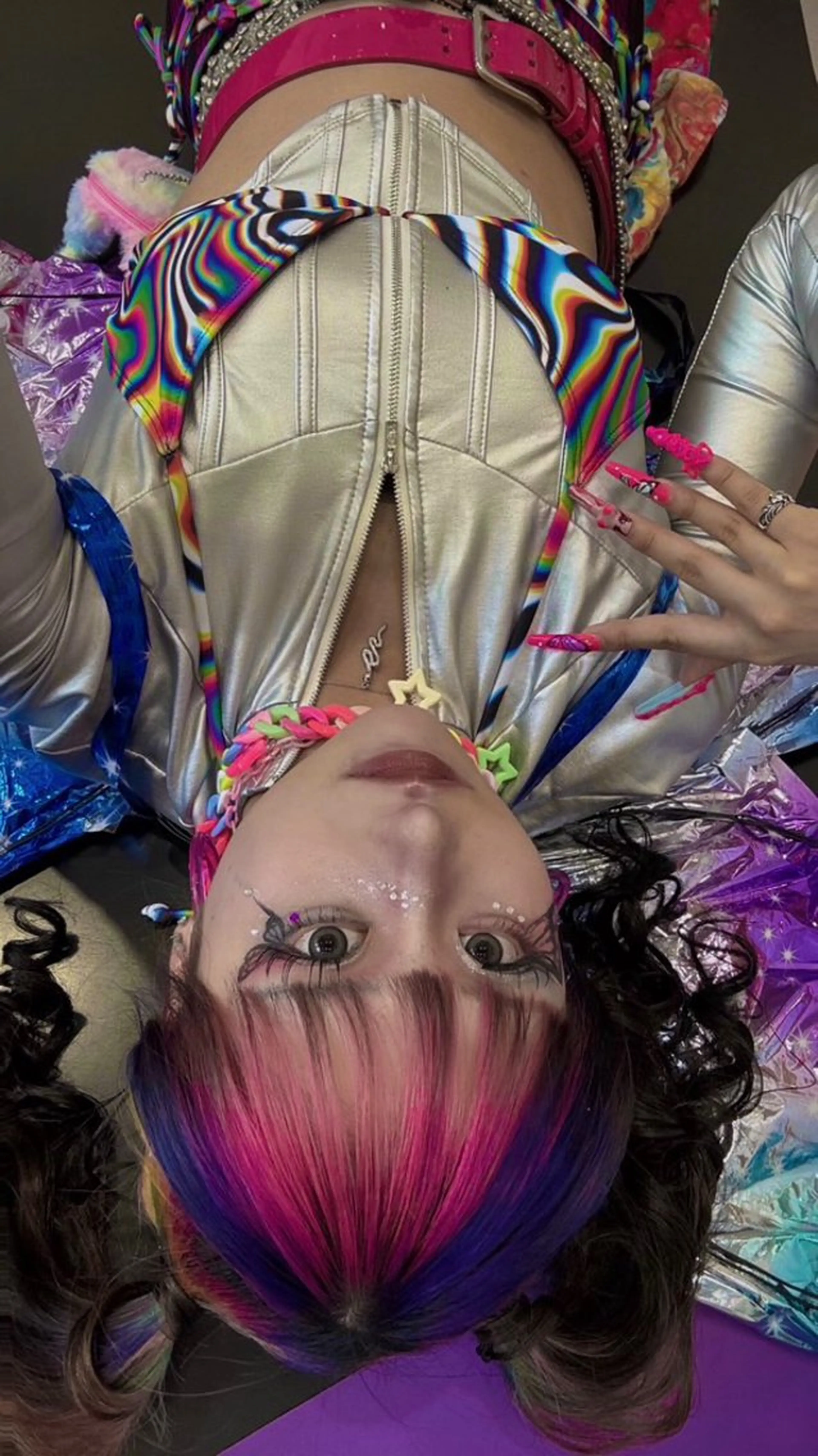 セミロング カラー ヘアアレンジ ブロンド ヘアカラー トリートメント 名古屋／デザイン／ ブリーチ/松井亮磨のヘアスタイル