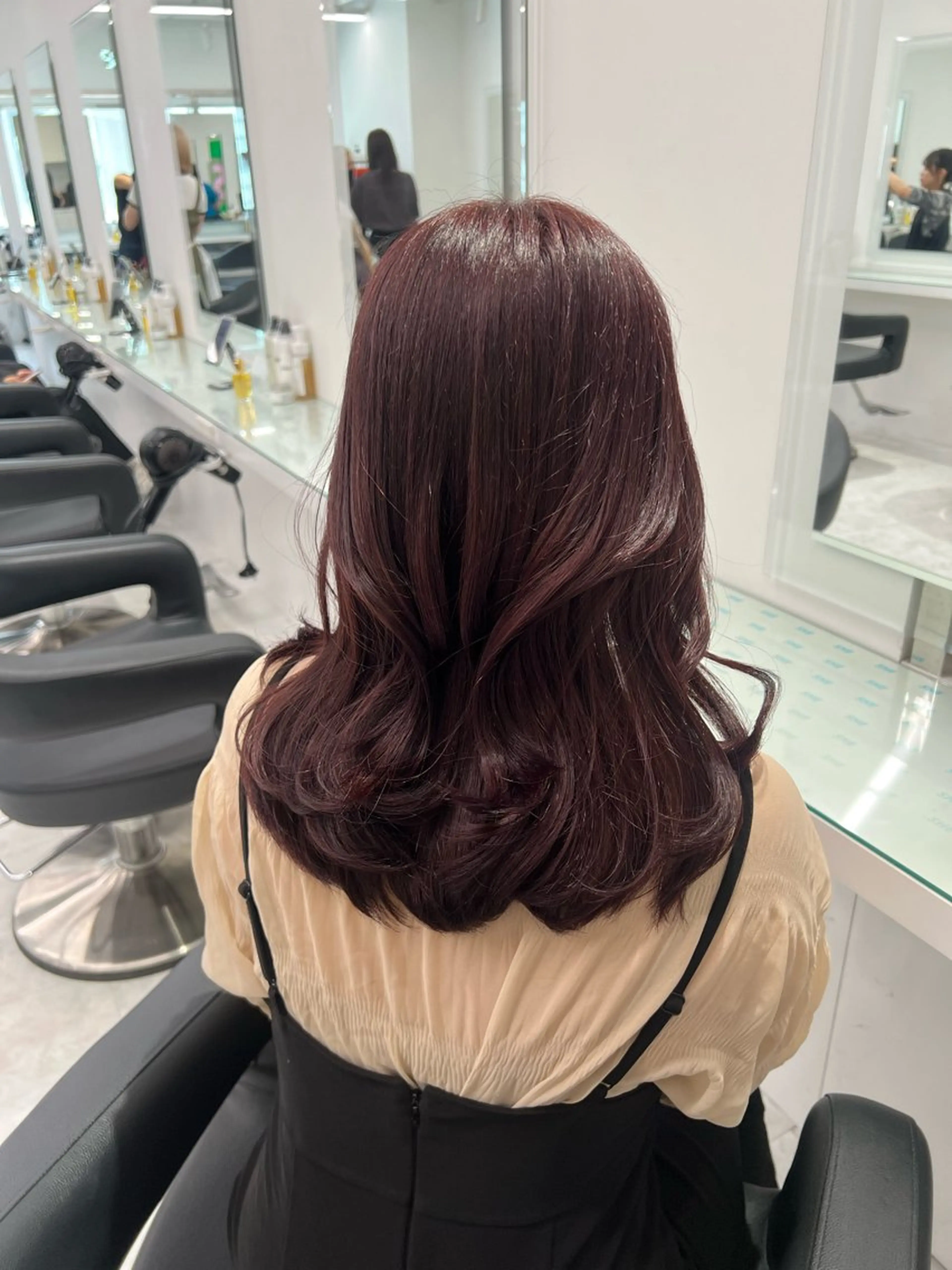 カラー ヘアカラー トリートメント ヘッドスパ ヘアセット ブリーチなし透明感 💗RYOTAのヘアスタイル