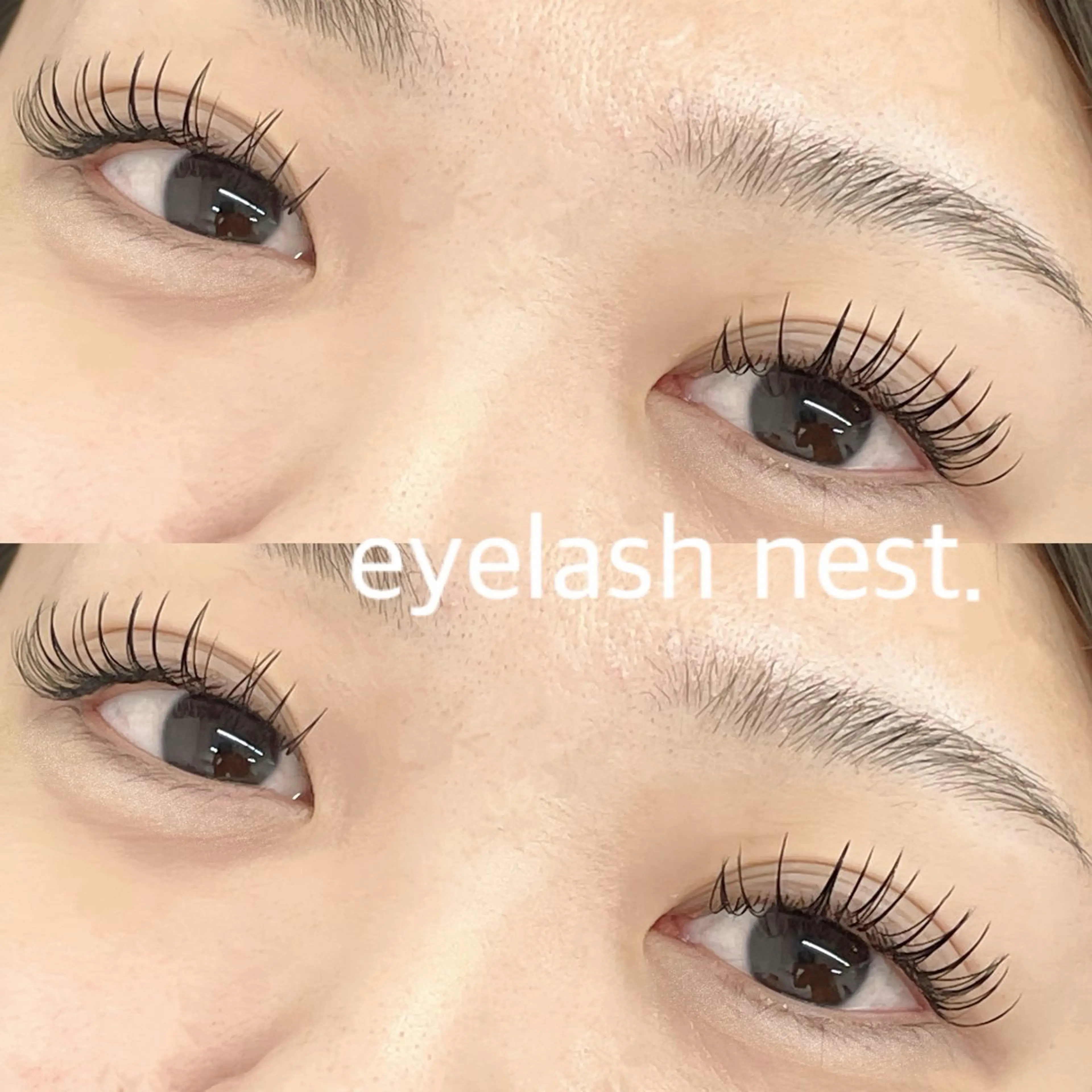 マツエク・マツパ 付け放題 フラットラッシュ マツエク intime内nest.所属・🤍nest. エリ🤍のマツエク・マツパデザイン