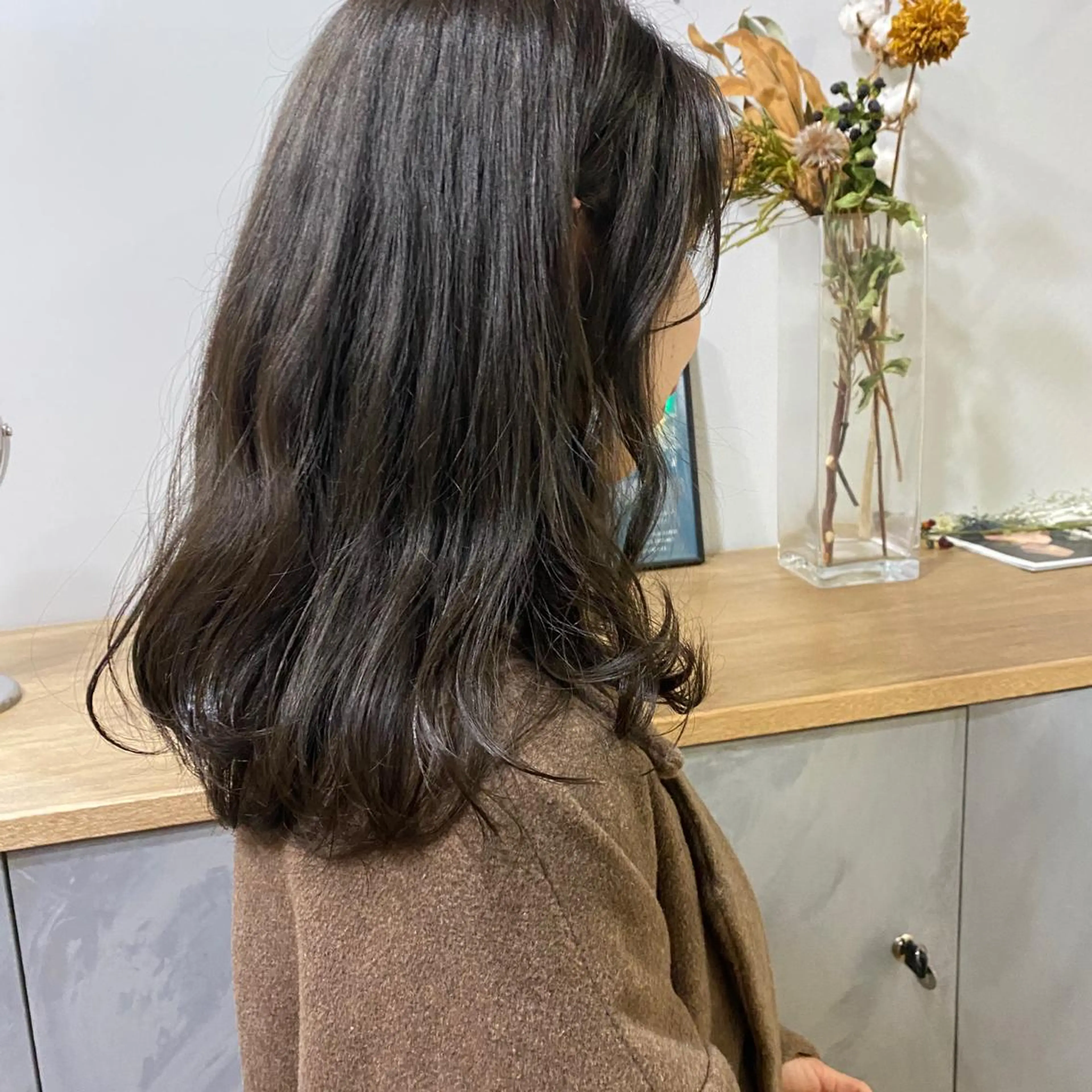 セミロング パーマ ヘアアレンジ 当日予約大歓迎💗 依田瑞希のヘアスタイル