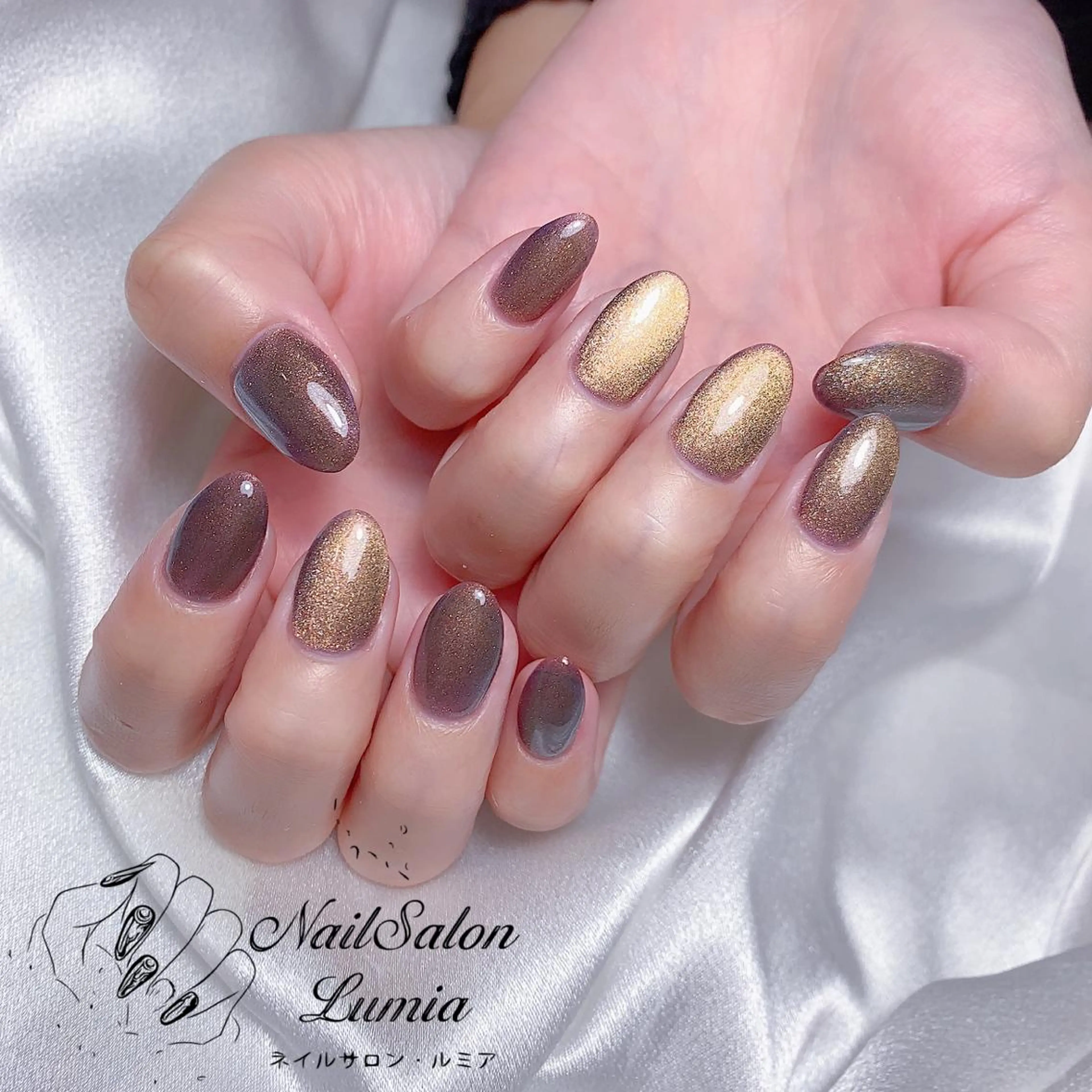 ネイル ハンドネイル ネイルサロン ルミア Lumia 店長のネイルデザイン