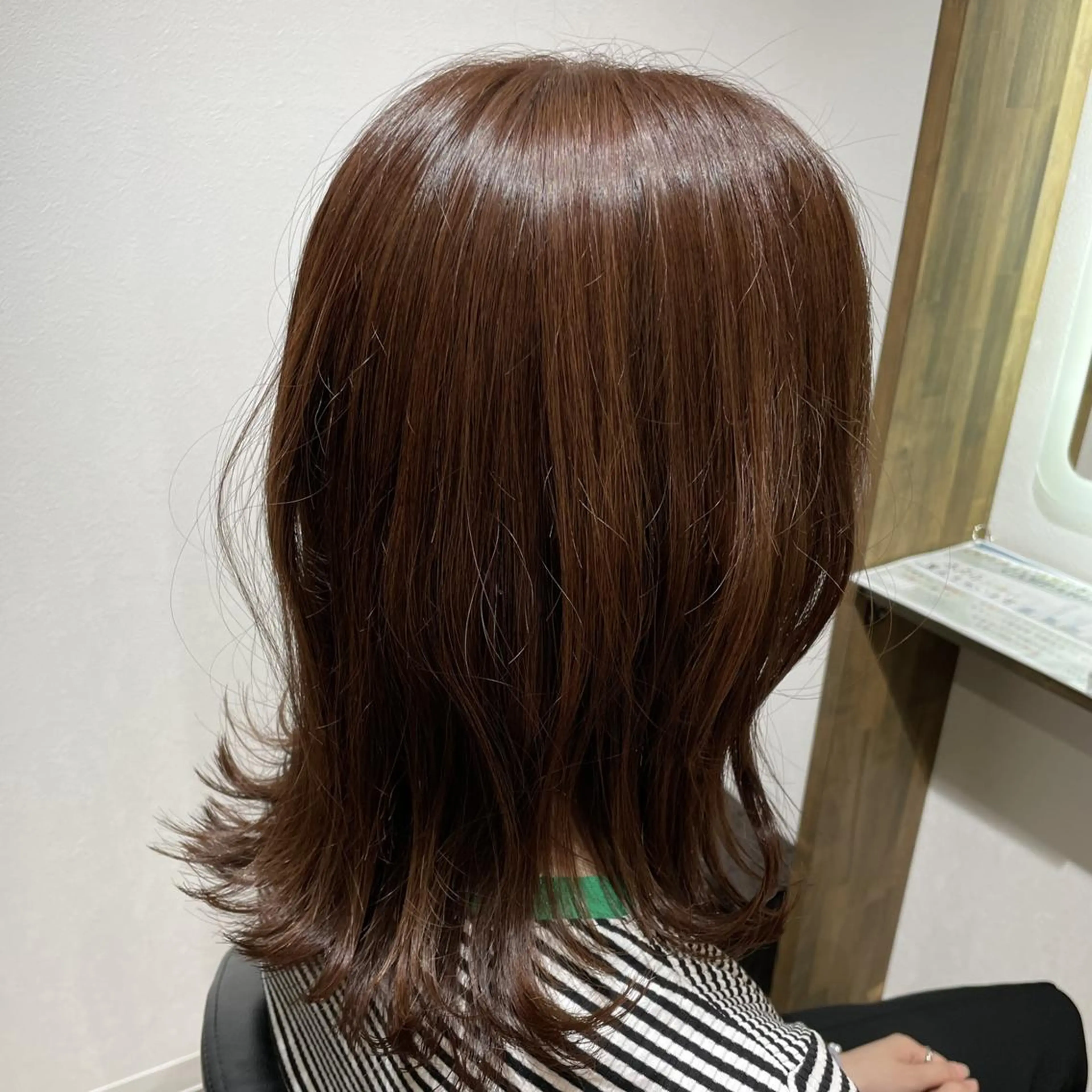 ミディアム カラー ラベンダーカラー くびれヘア カット ヘアカラー トリートメント 名駅Private Salon Noaのヘアスタイル