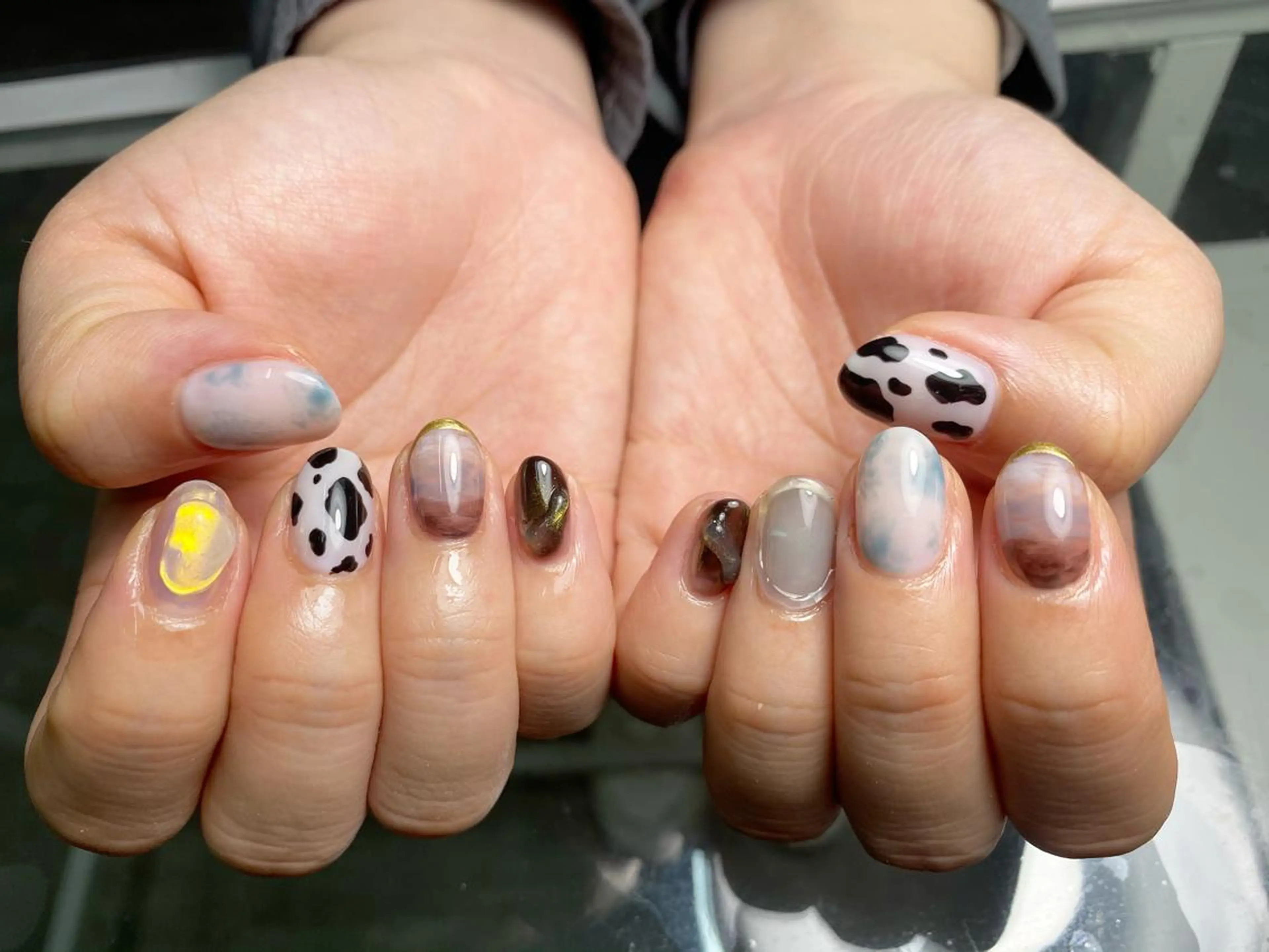 ネイル アートネイル ハンドネイル フットネイル GRANDE大須 栄/店長 aki🌙のネイルデザイン