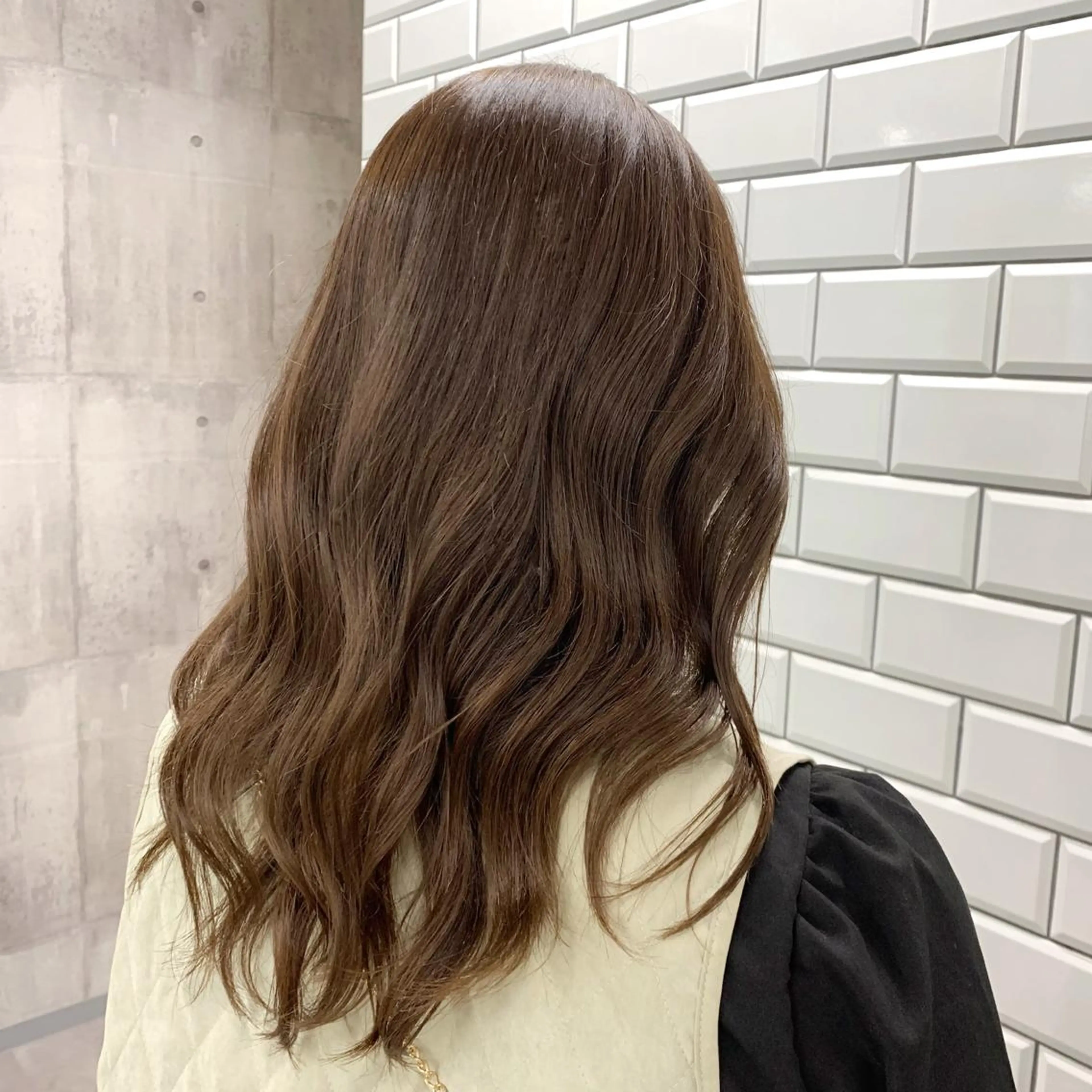 セミロング ボブ ハイライト 髪質改善 レイヤーカット 🌷大澤ゆい🌷 stylistのヘアスタイル