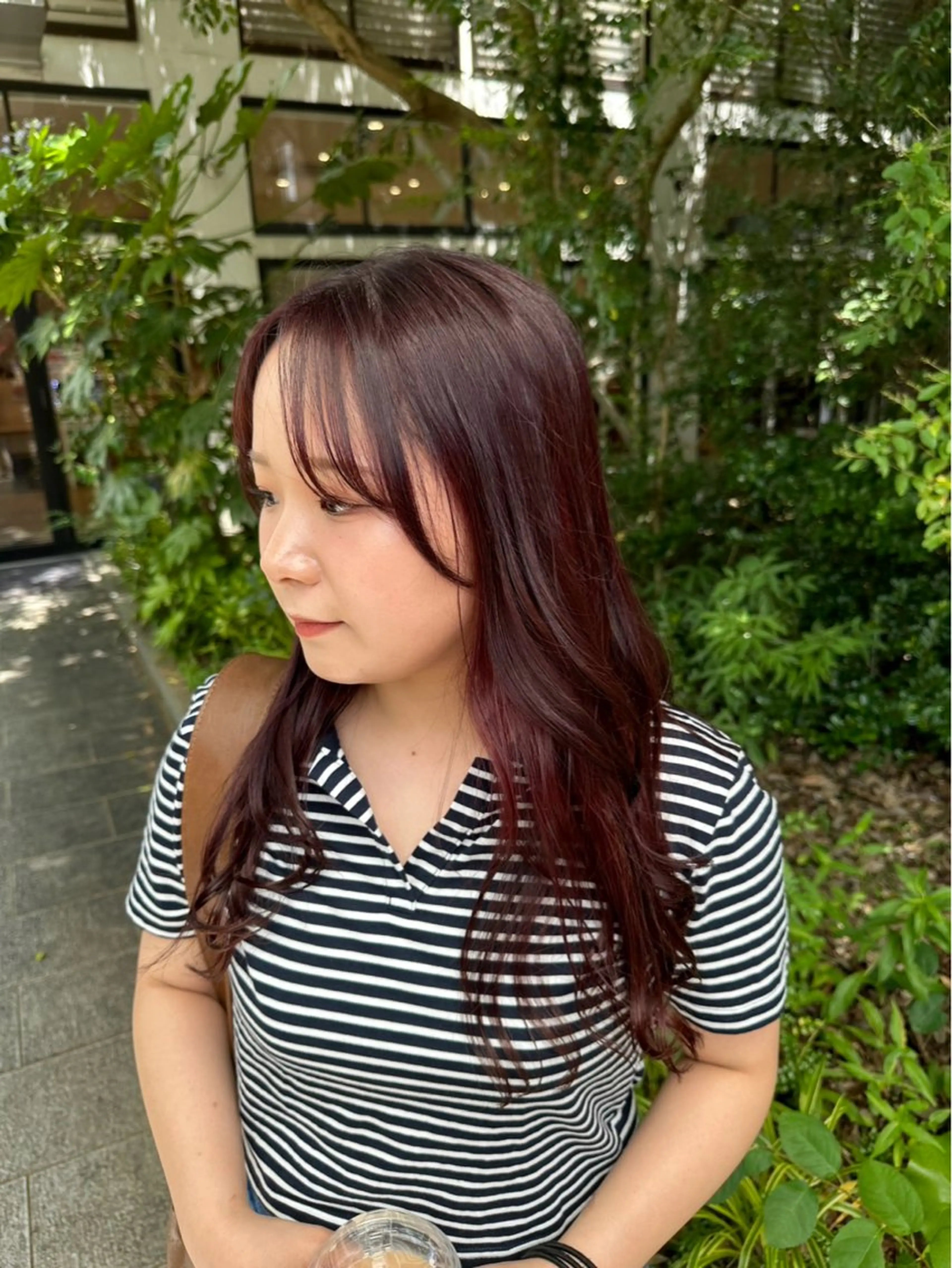 ロング ヘアカラー 垣村 艶樹のヘアスタイル