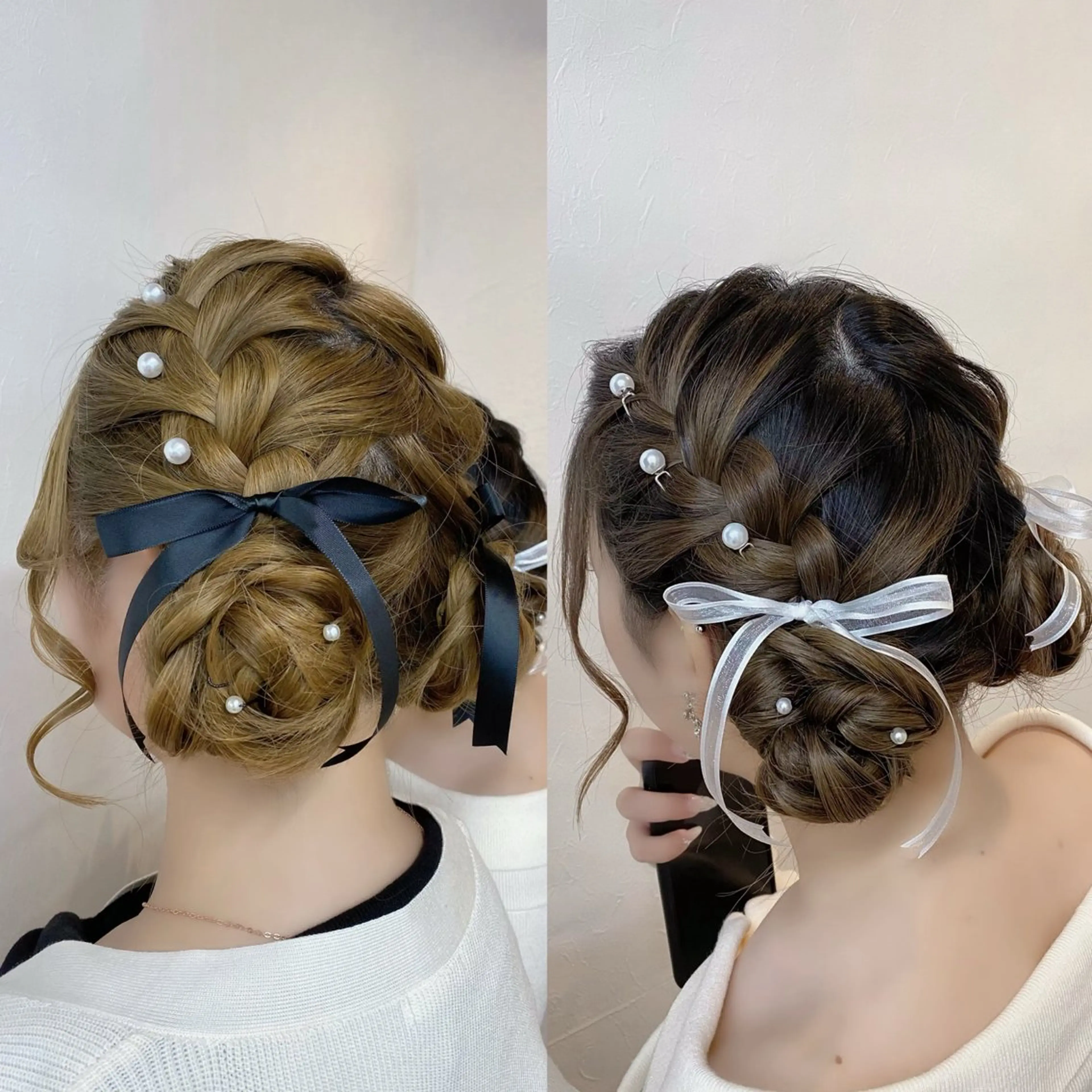 ロング ヘアアレンジ ヘアセット GLOSS 心斎橋 山上のヘアスタイル