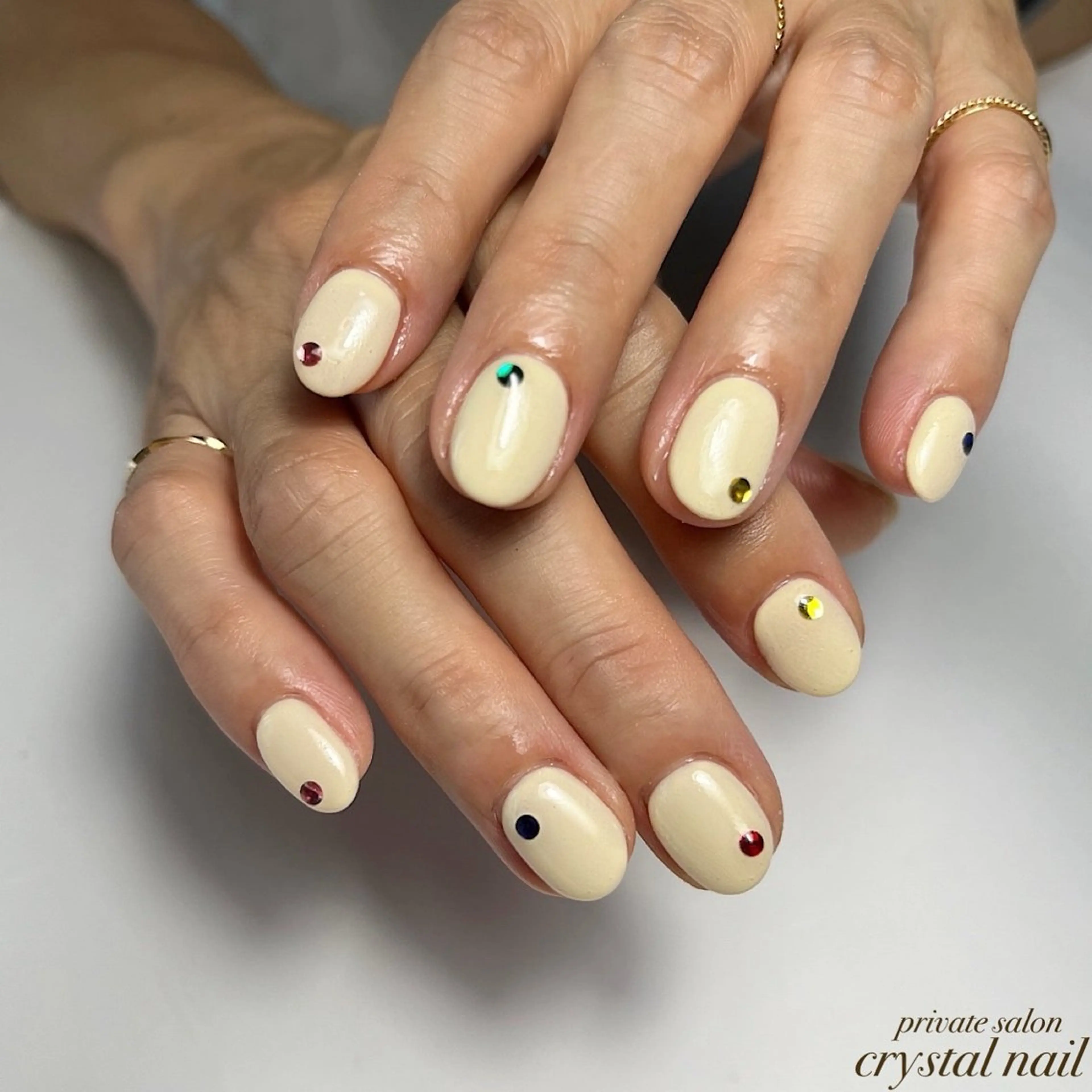 ネイル ストーンネイル Crystal Nailのネイルデザイン