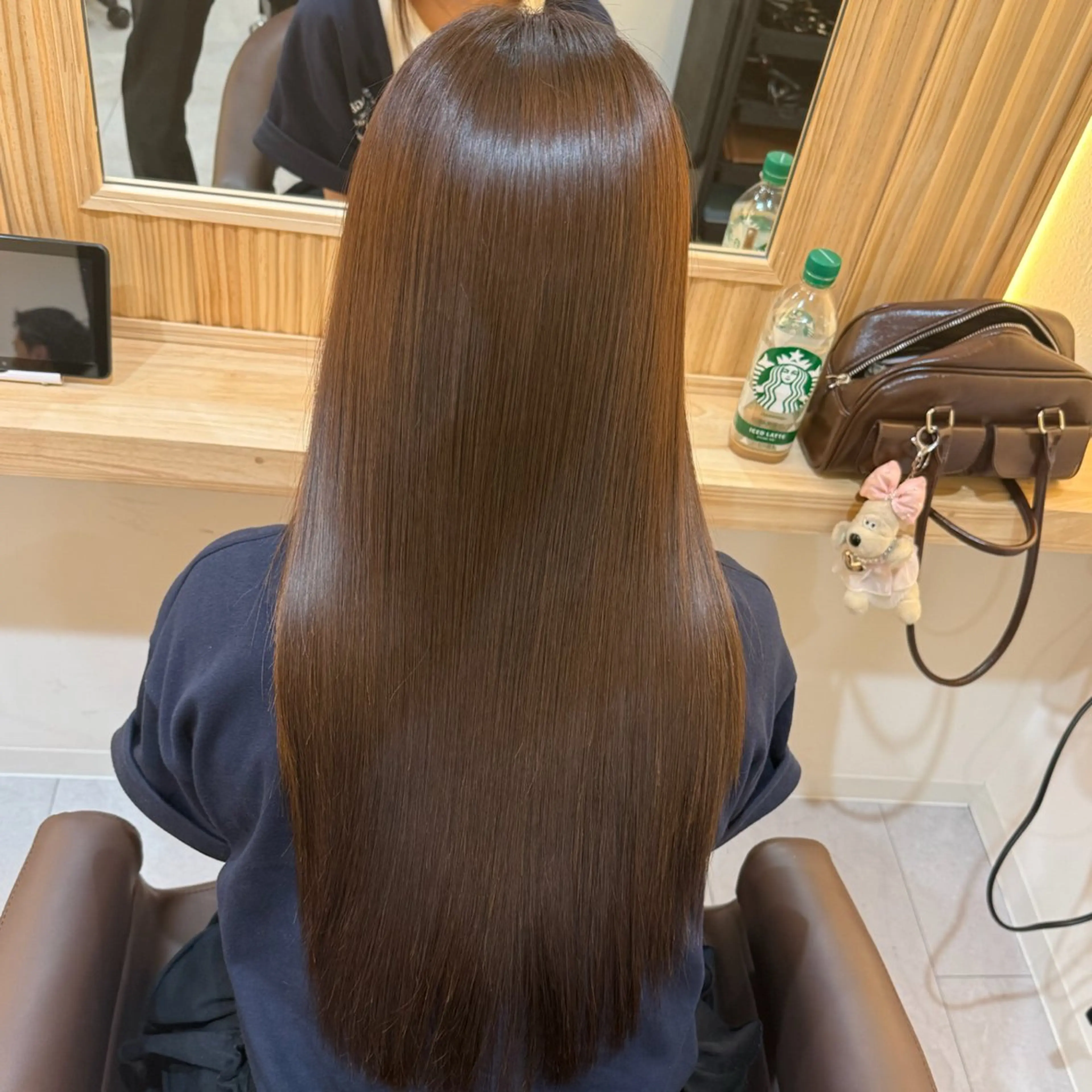 ロング 髪質改善 縮毛矯正 トリートメント ヘアカラー トリートメント attrait南堀江所属・KAISEI髪質改善 /縮毛矯正のヘアスタイル