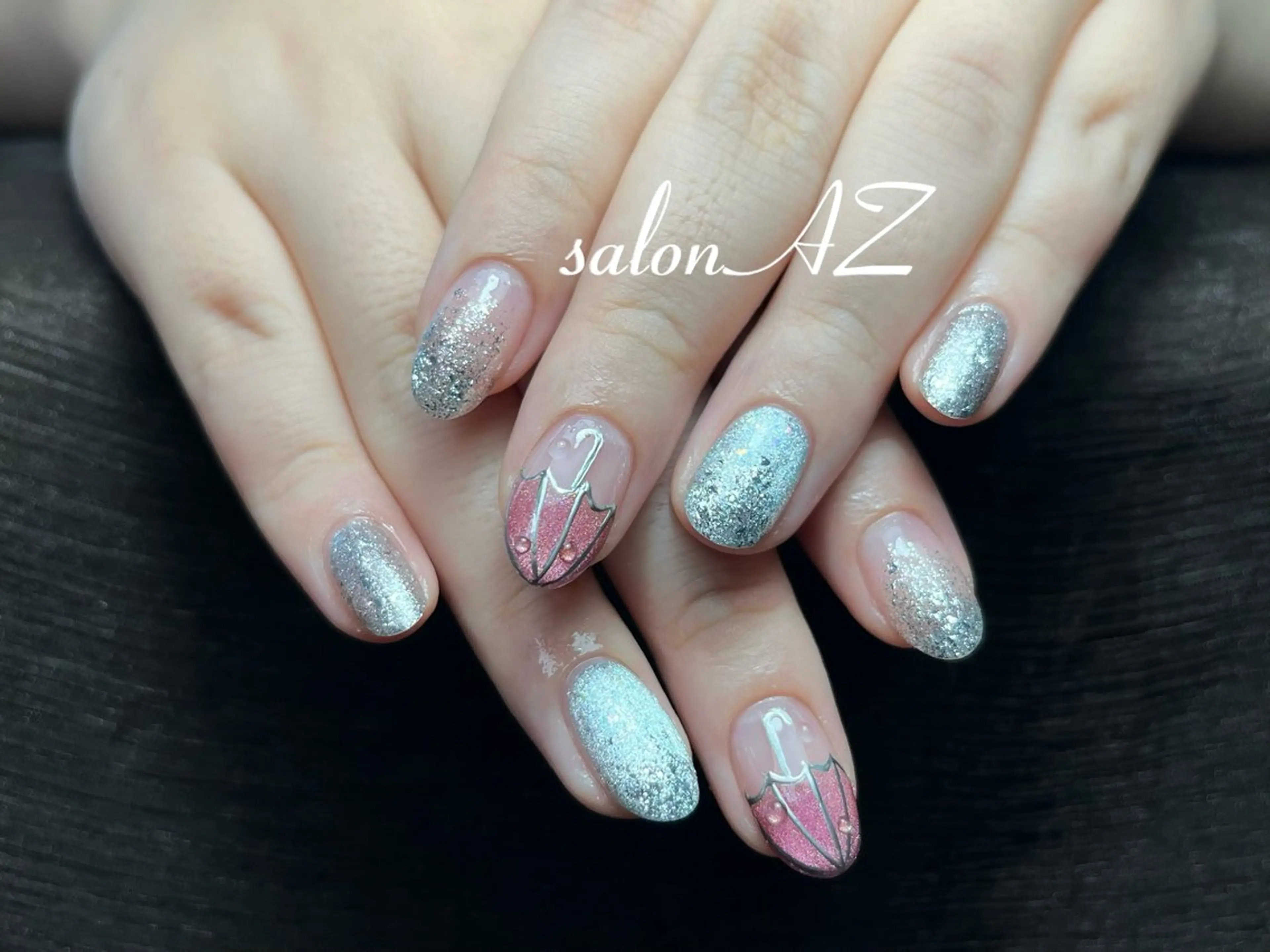 ネイル アートネイル 長さ出し フットネイル フレンチネイル ジェルネイル ハンドネイル salon AZのネイルデザイン