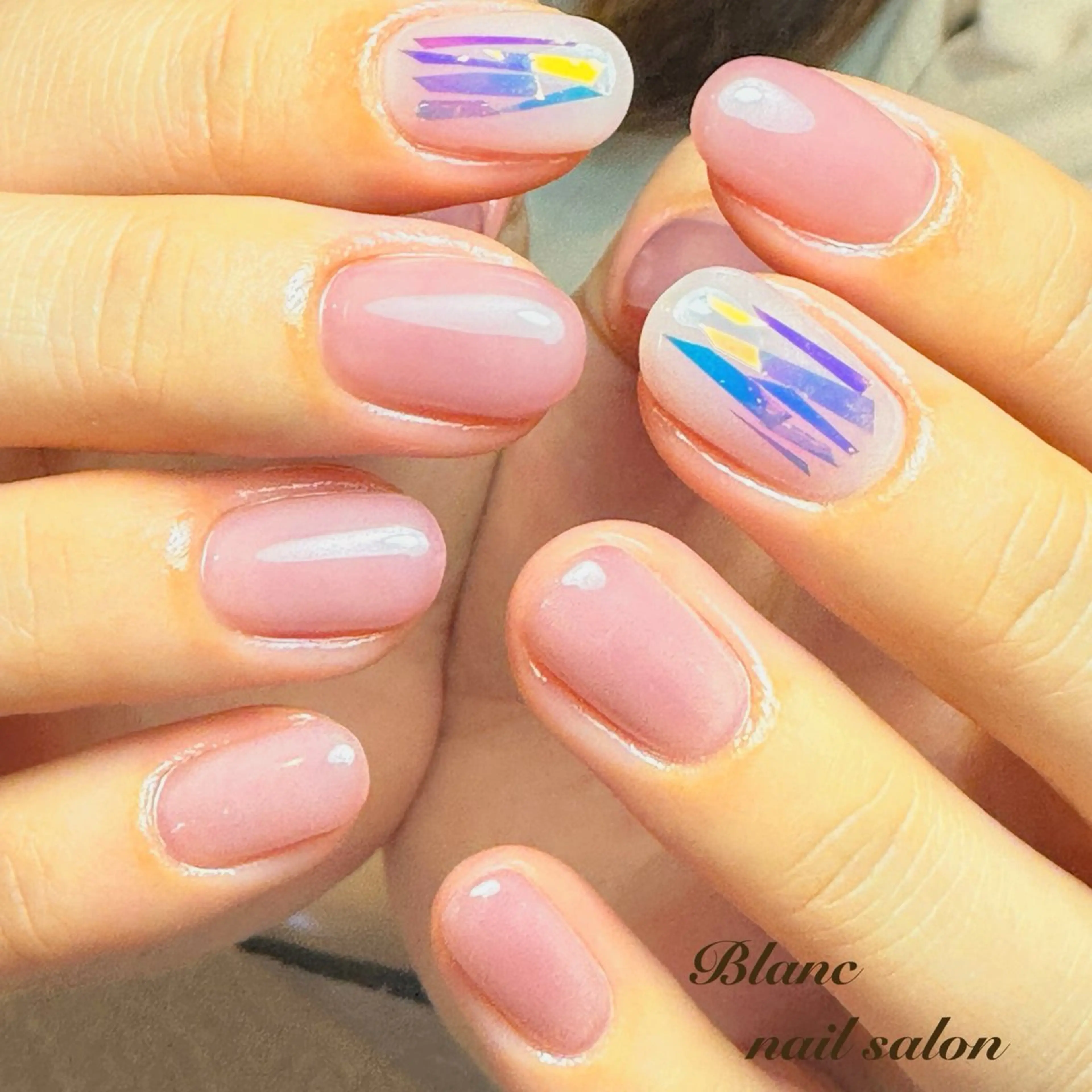 ネイル シンプルネイル Blanc ブランのネイルデザイン