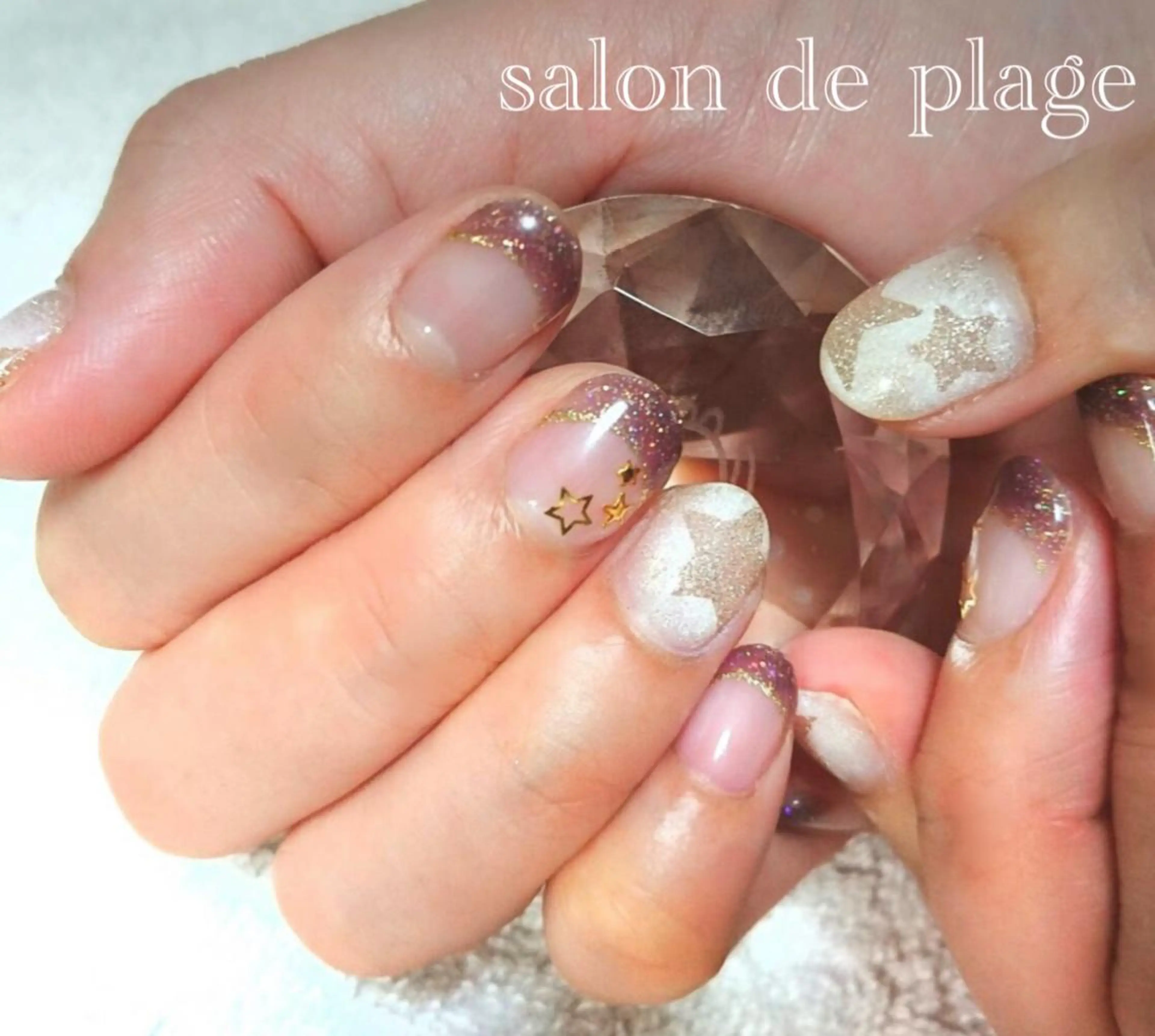 ネイル ジェルネイル ソフトジェル サロンド プラージュのネイルデザイン