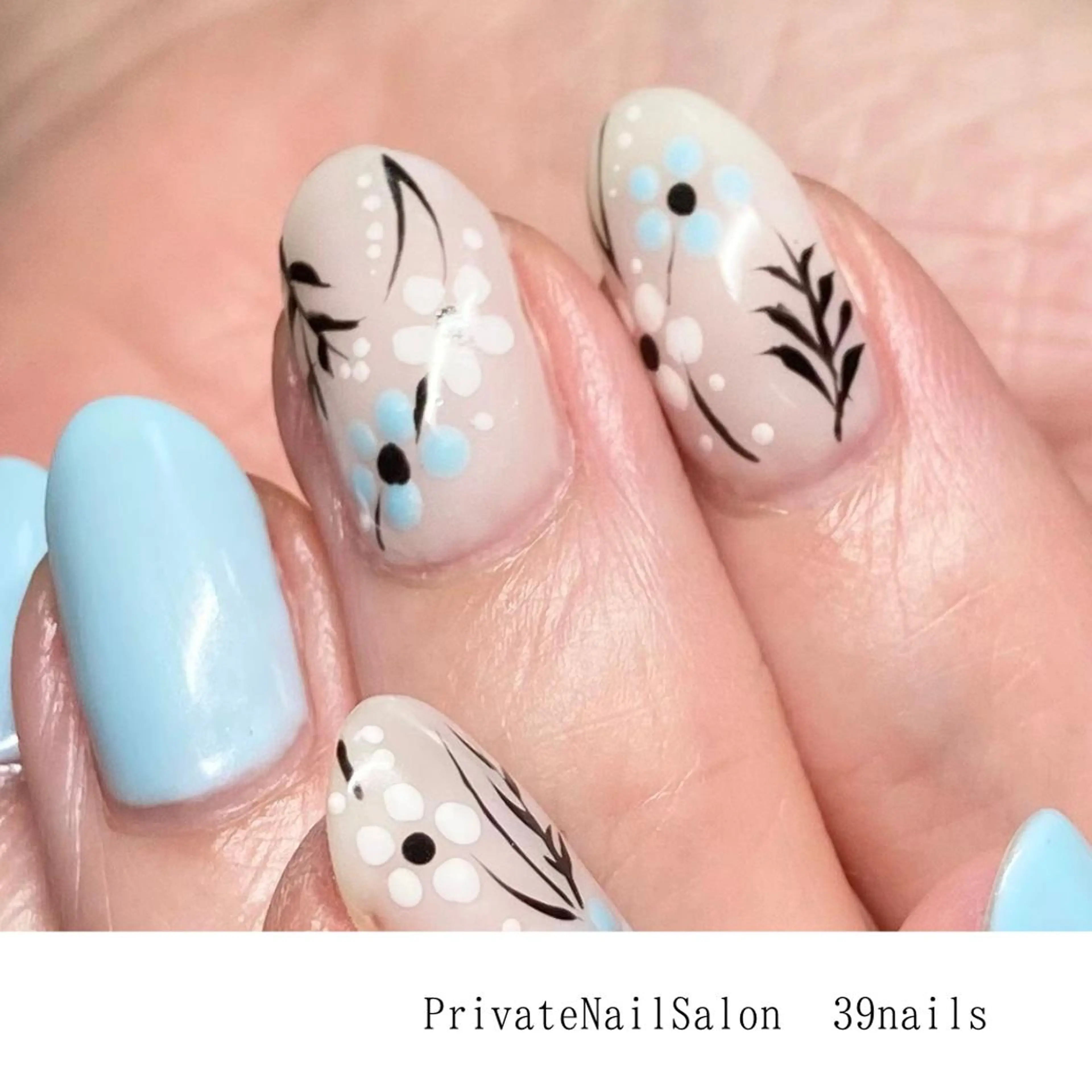 ネイル ワンカラーネイル 夏ネイル 39-nails EharaMikuのネイルデザイン
