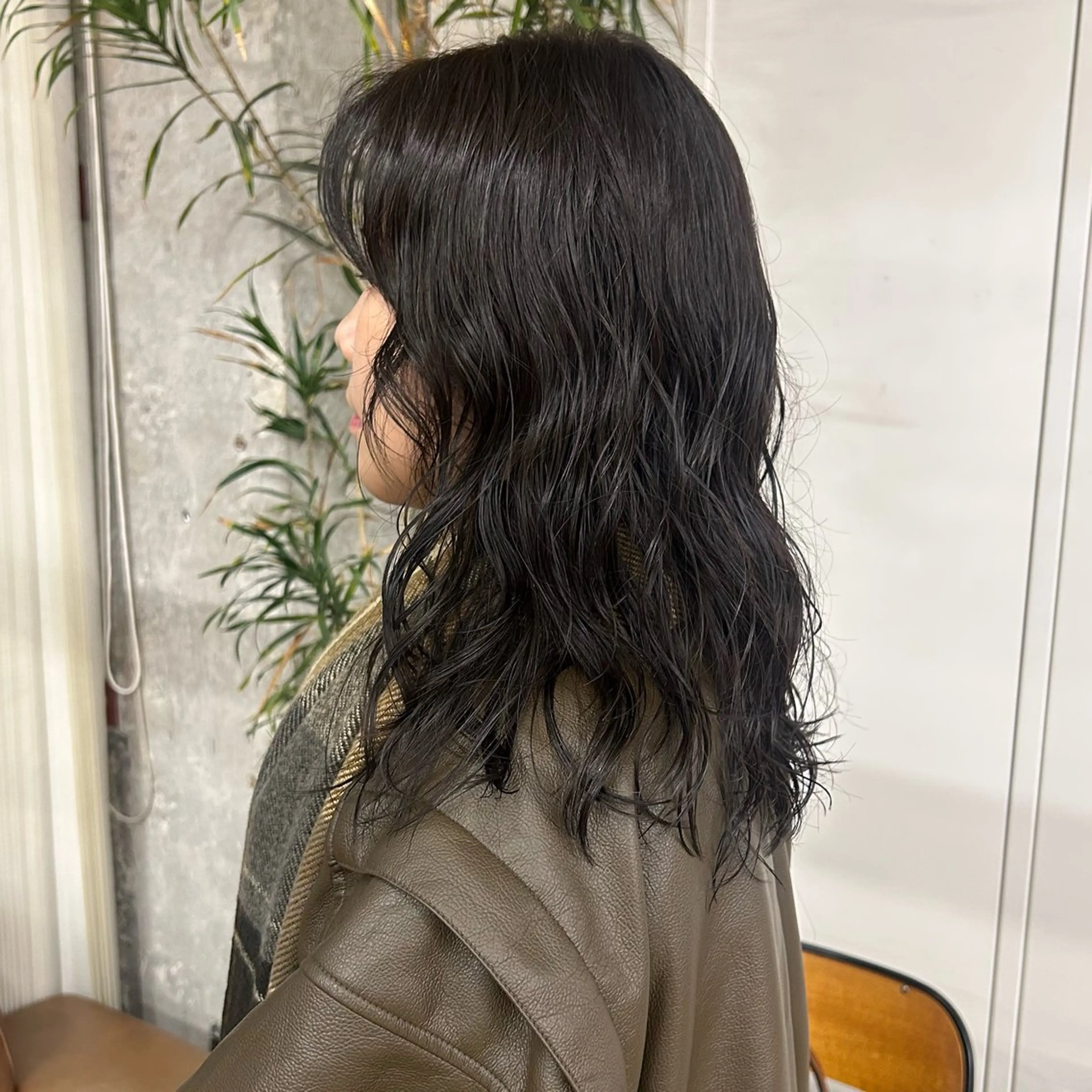 セミロング カラー パーマ カット ヘアカラー パーマ 伊藤ほのか /パーマ/ショートのヘアスタイル