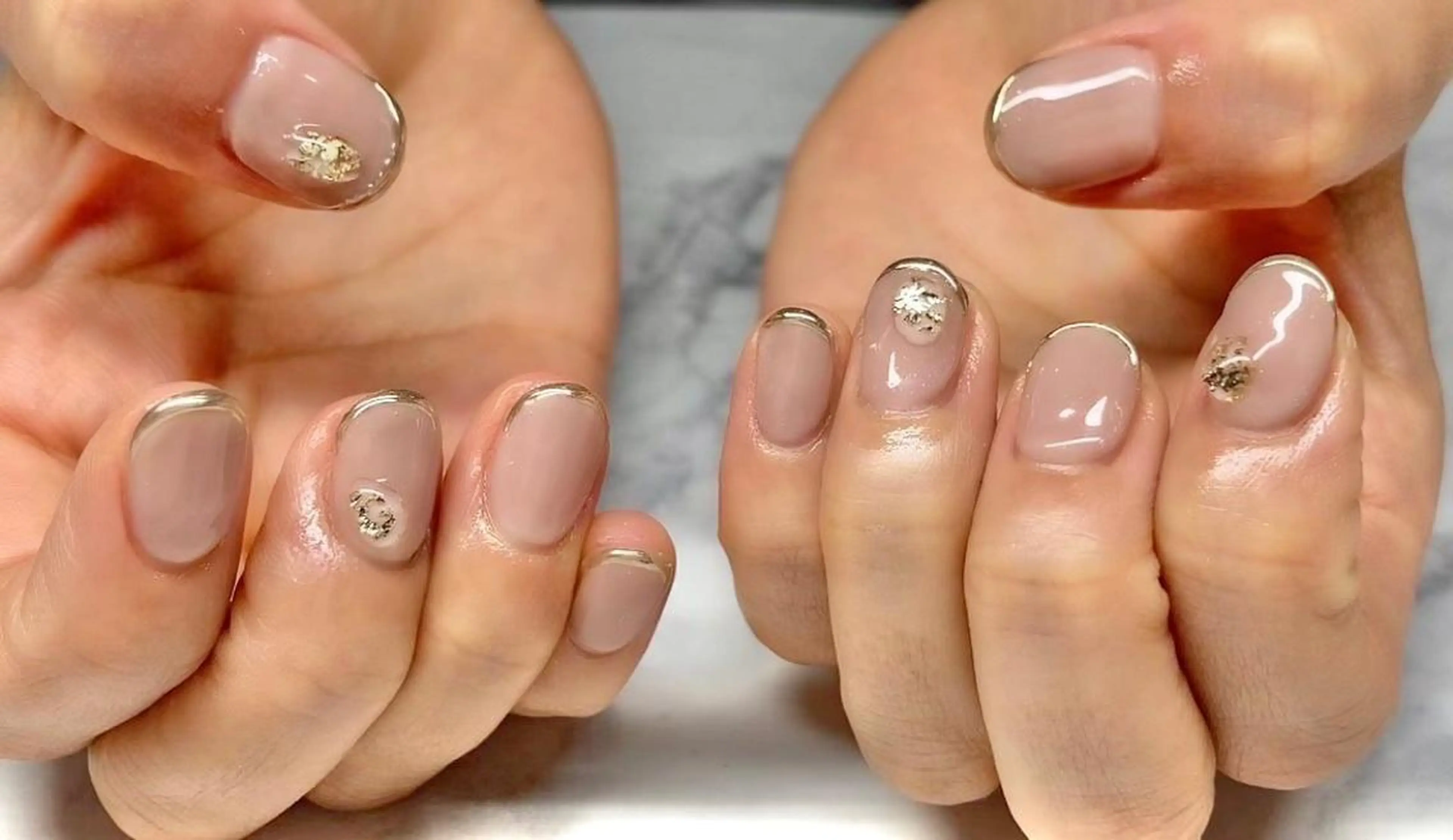 ネイル 長さ出し ジェルネイル 韓国ネイル マグネットネイル ミラーネイル ハンドネイル Nail&eye Belire 新宿のネイルデザイン