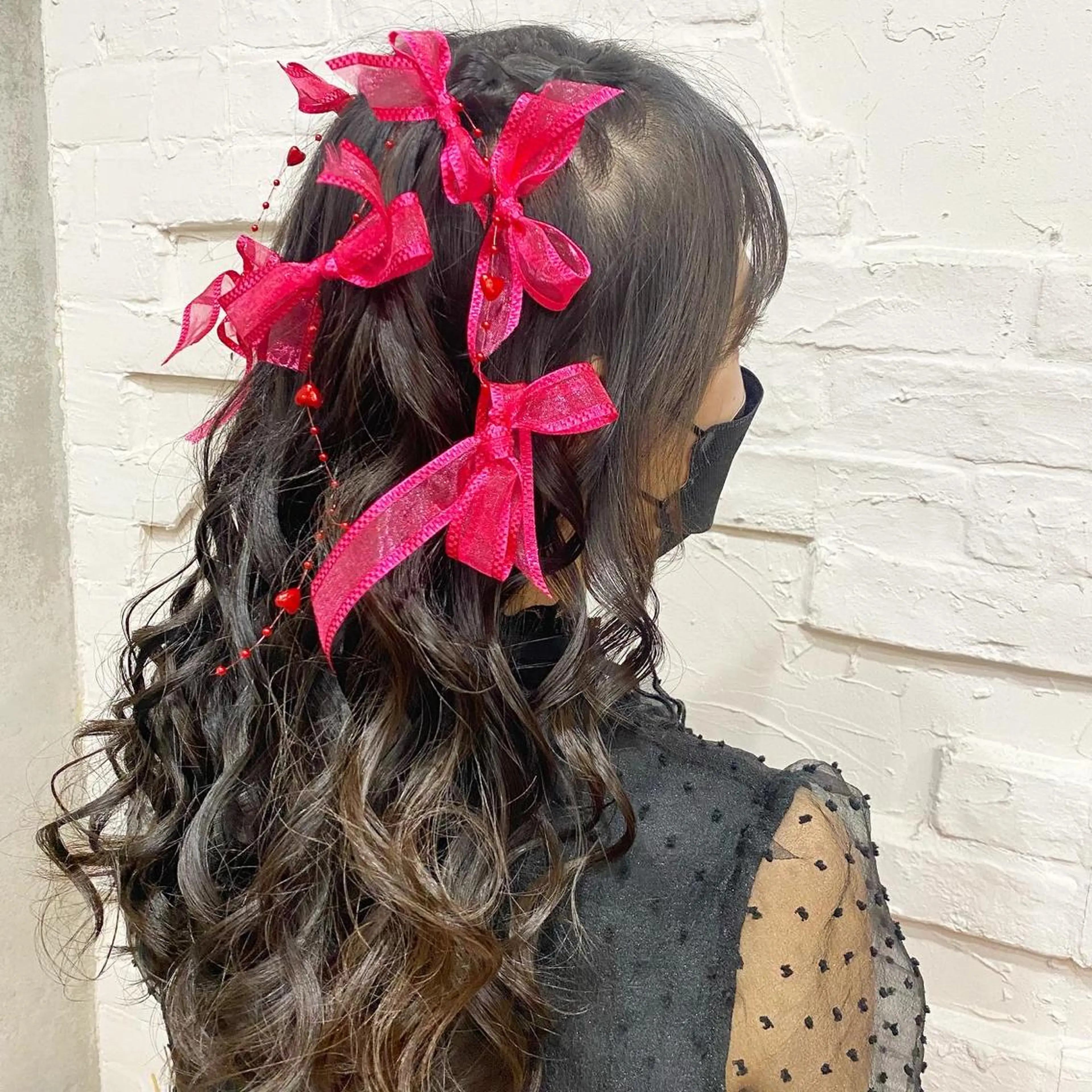 ロング まつパ・ヘアセット ♡Chinami♡のマツエク・マツパデザイン