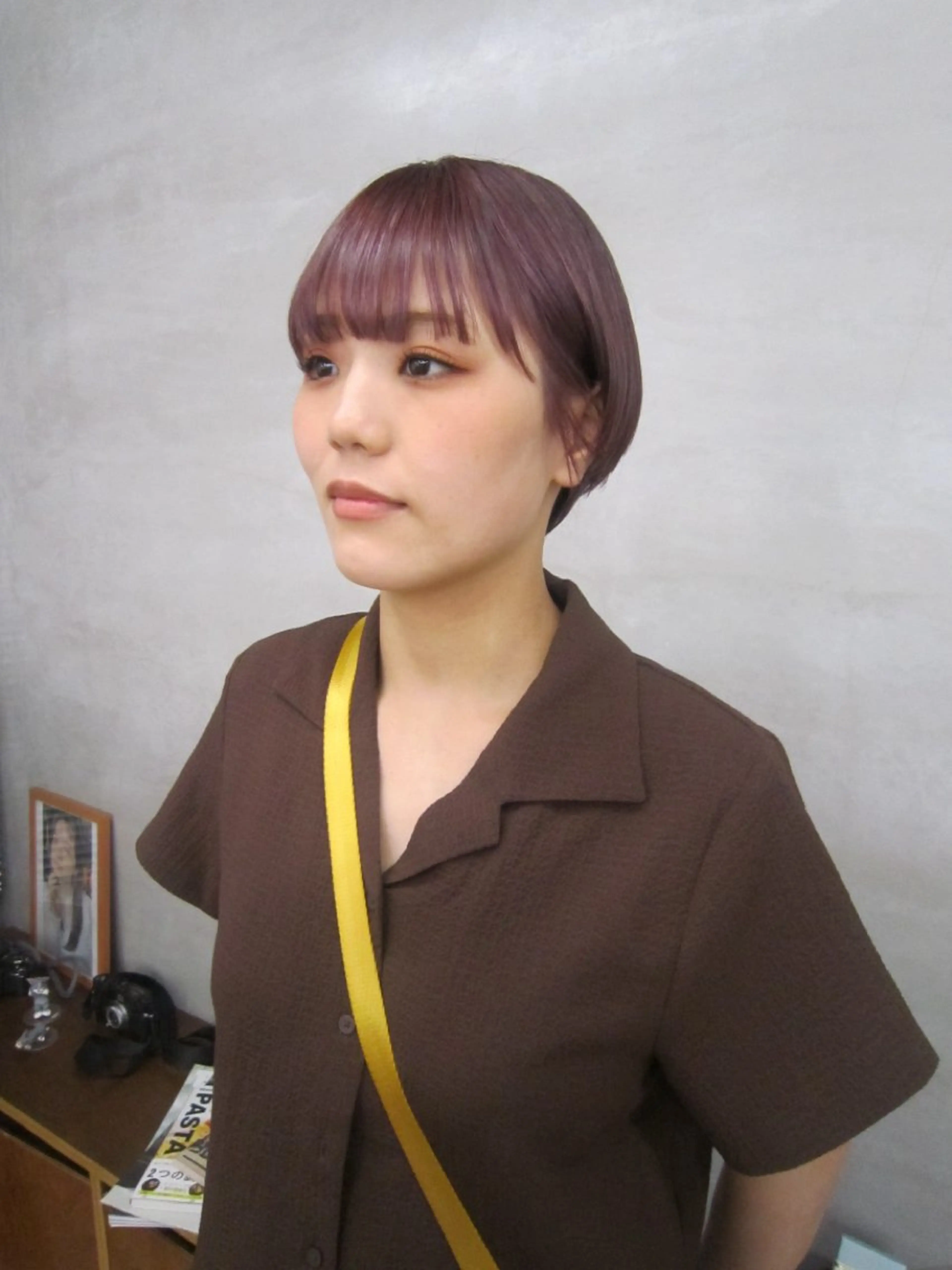 ショート カラー nalu.所属・前山 七海のヘアスタイル