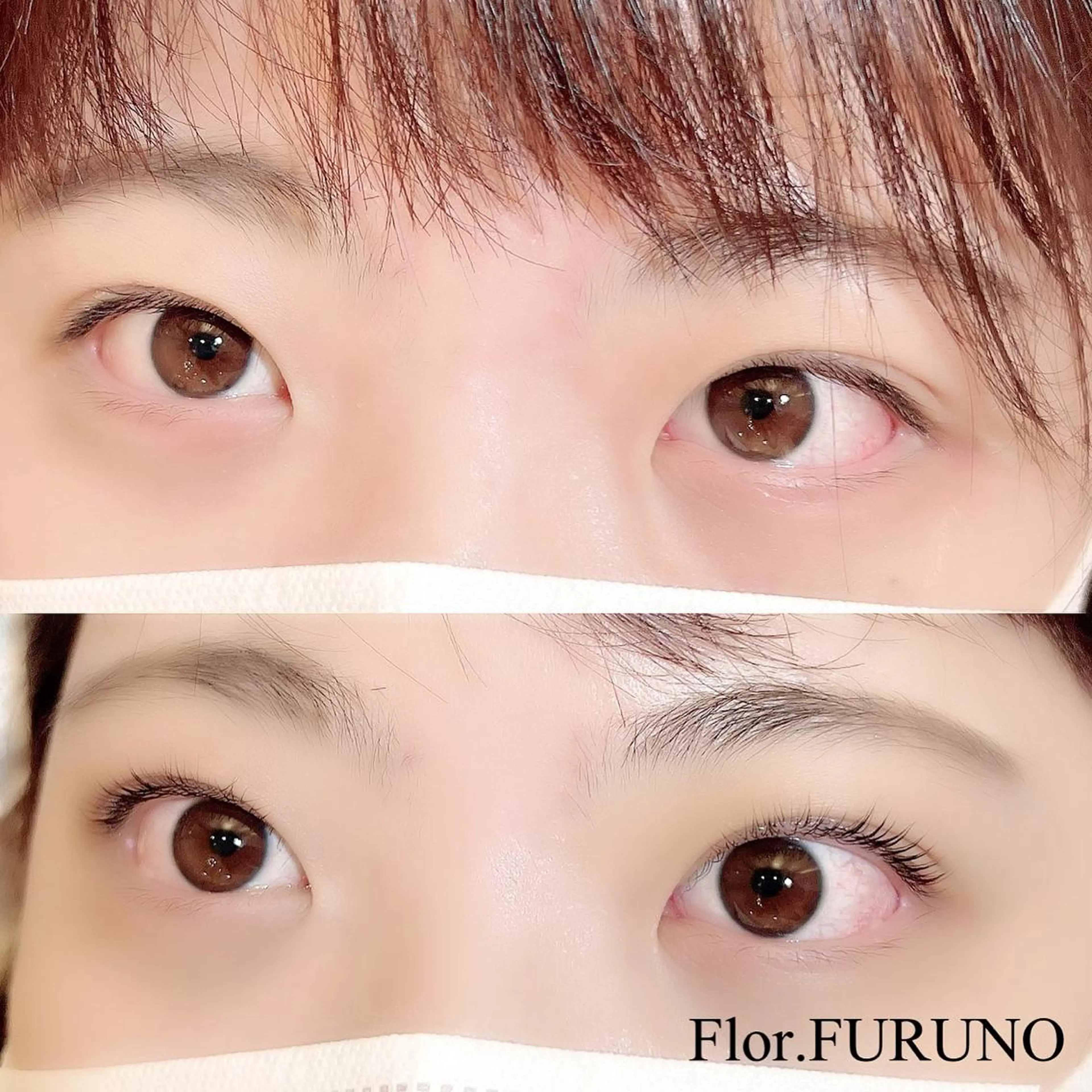 マツエク・マツパ アイブロウ パリジェンヌラッシュリフト マツパ Flor上大岡 ＊フルノ リナ＊のマツエク・マツパデザイン