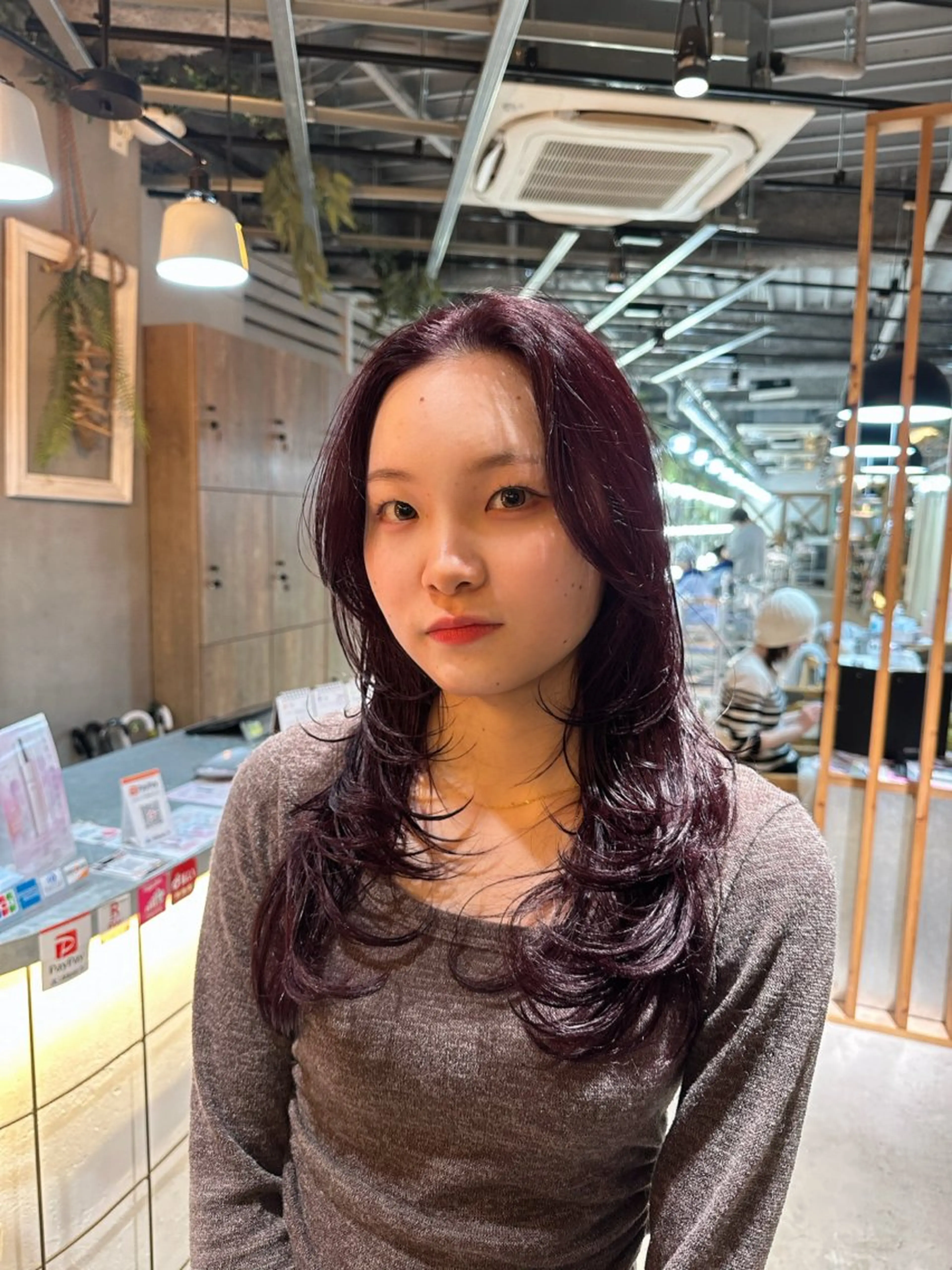 ロング カラー ラベンダーカラー ラベンダーピンク ピンクカラー レイヤーカット ヘアカラー 溜一太／似合わせ/ メンズカットのヘアスタイル