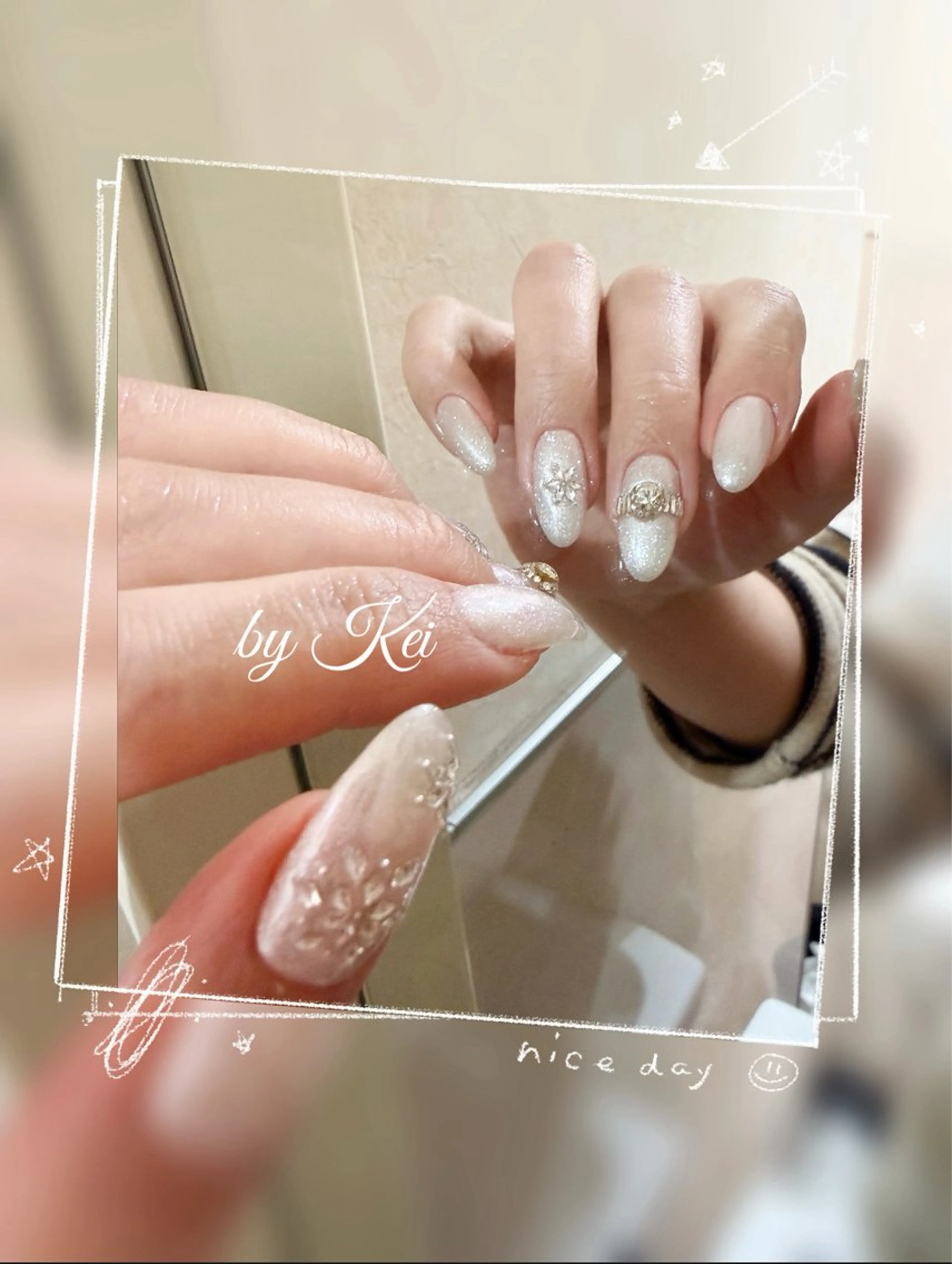 ネイル ハンドネイル 🎀 Kei 🎀のネイルデザイン