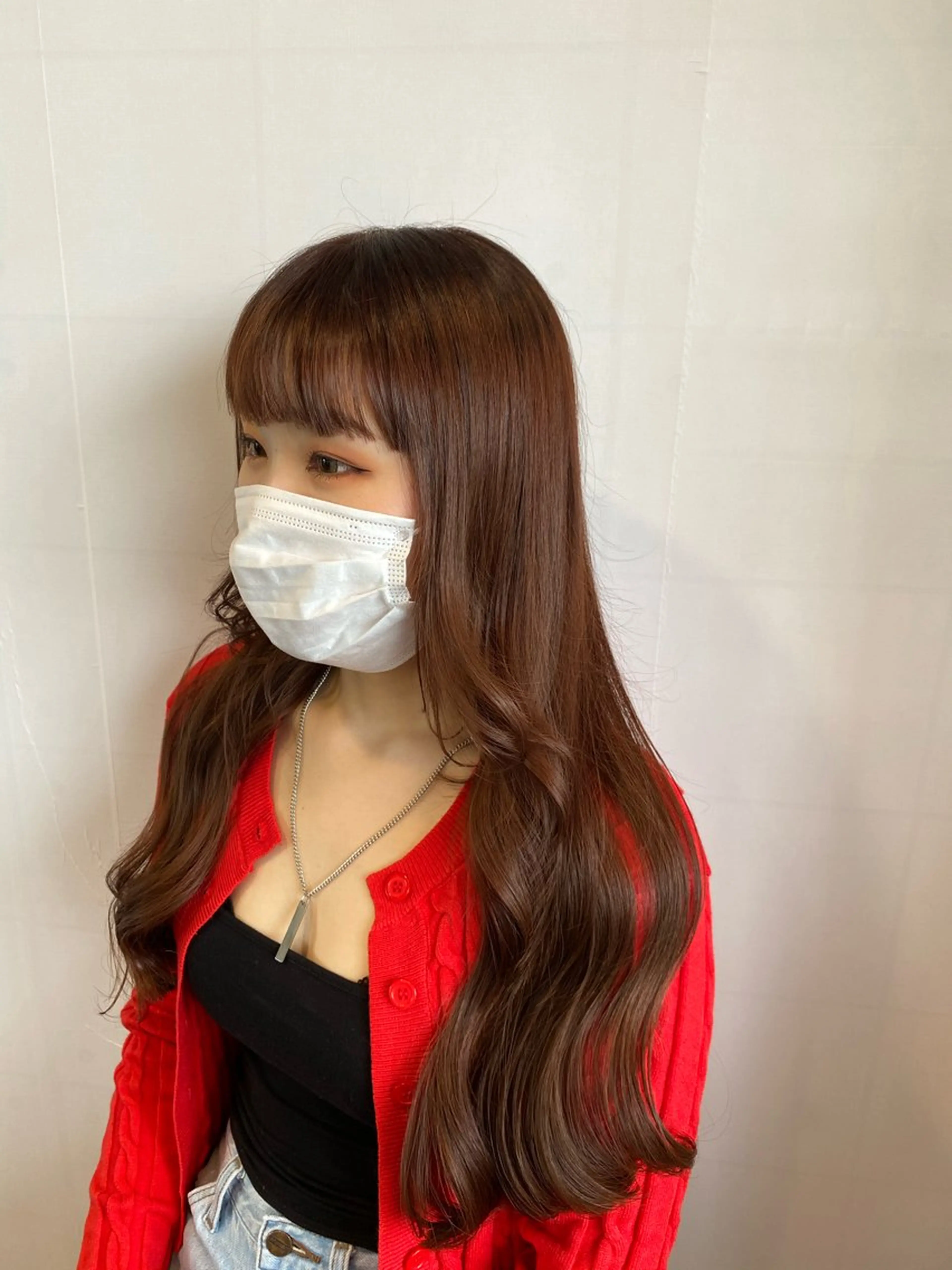 ロング カラー knock【ノック】所属・烏丸韓国ヘア🇰🇷 ayaka🎀のヘアスタイル