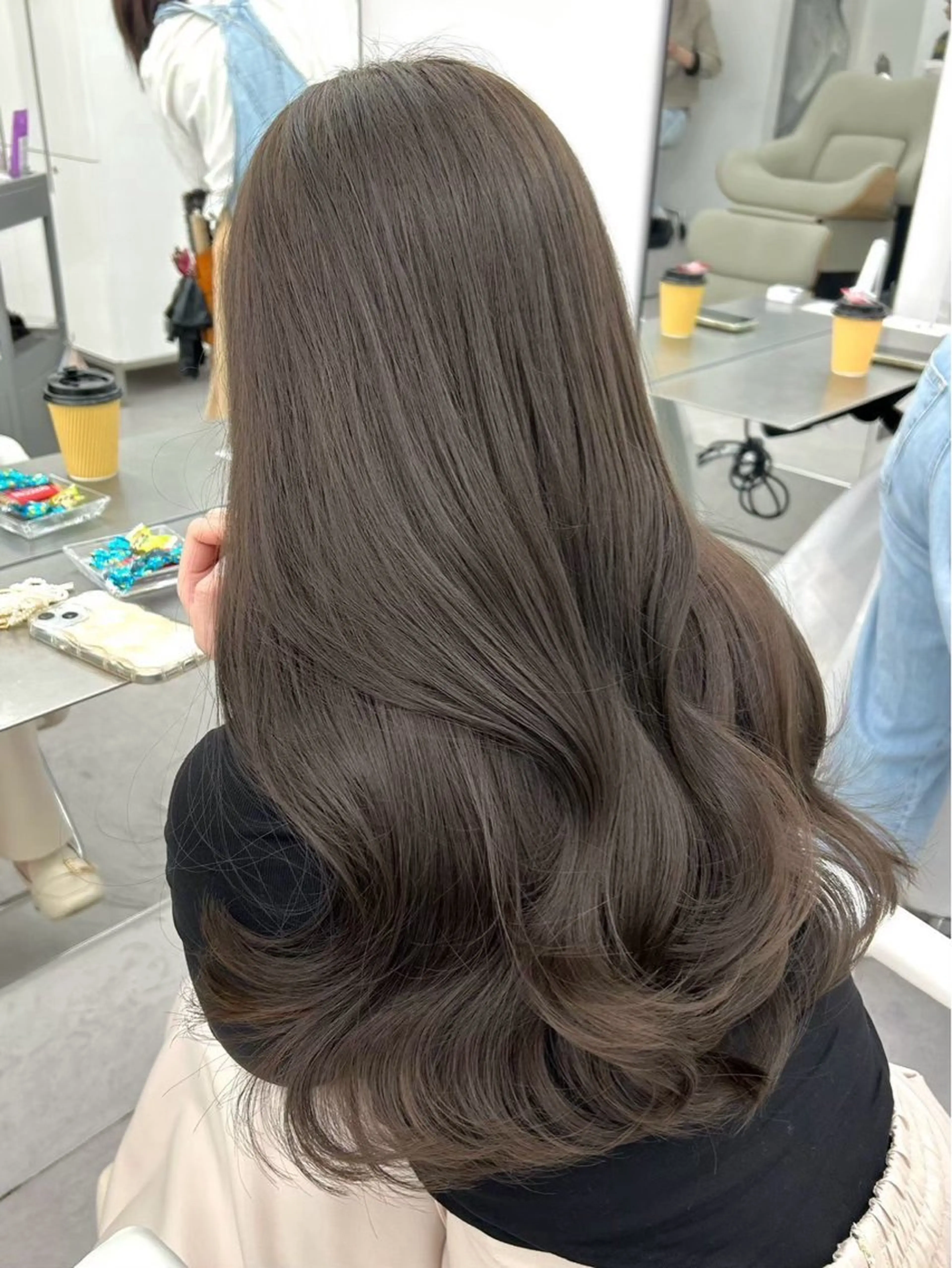 ロング ヘアカラー なつき🎀韓国 styleのヘアスタイル