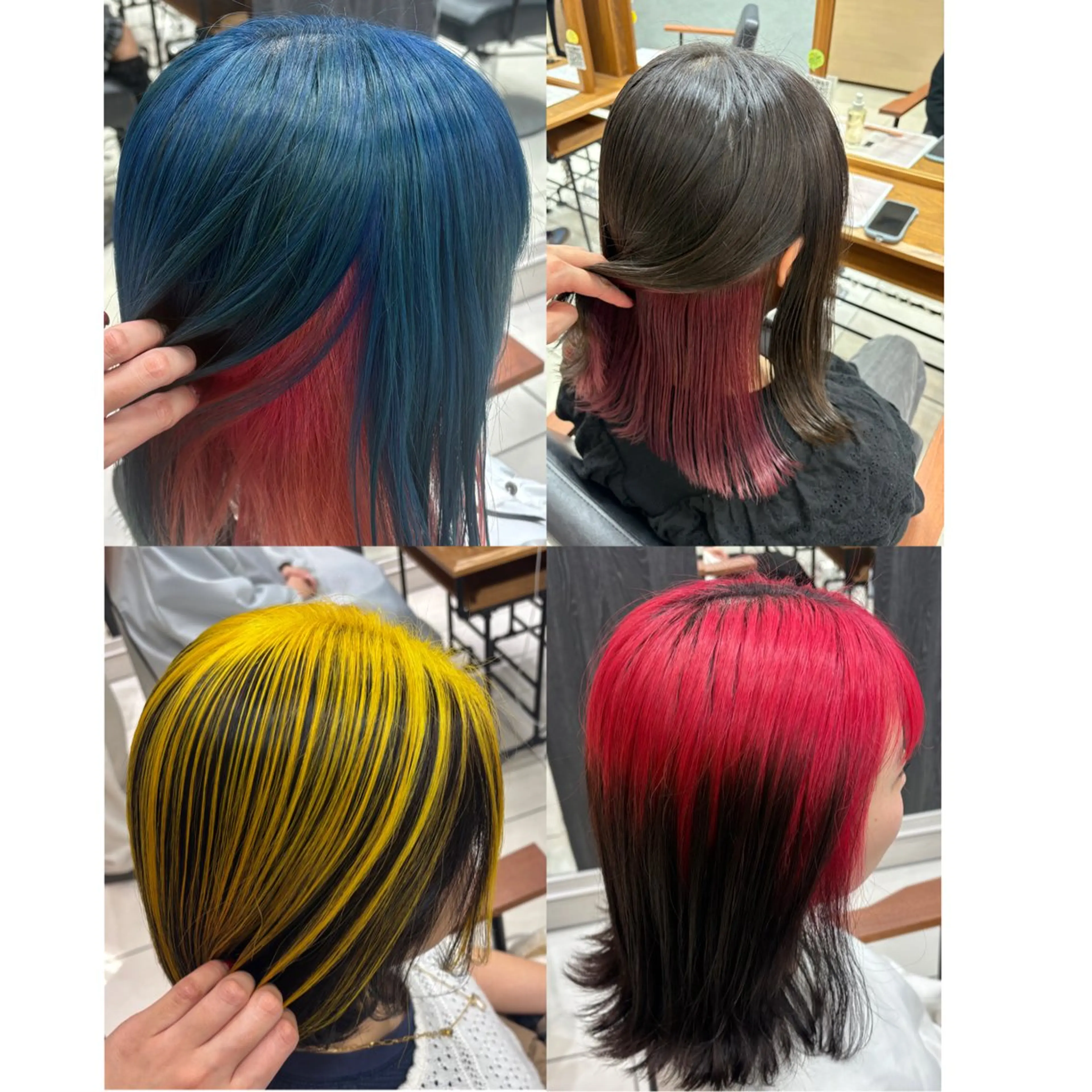 カラー デザインカラー ヘアカラー ブリーチ🫧艶カラー 韓国ヘアのヘアスタイル