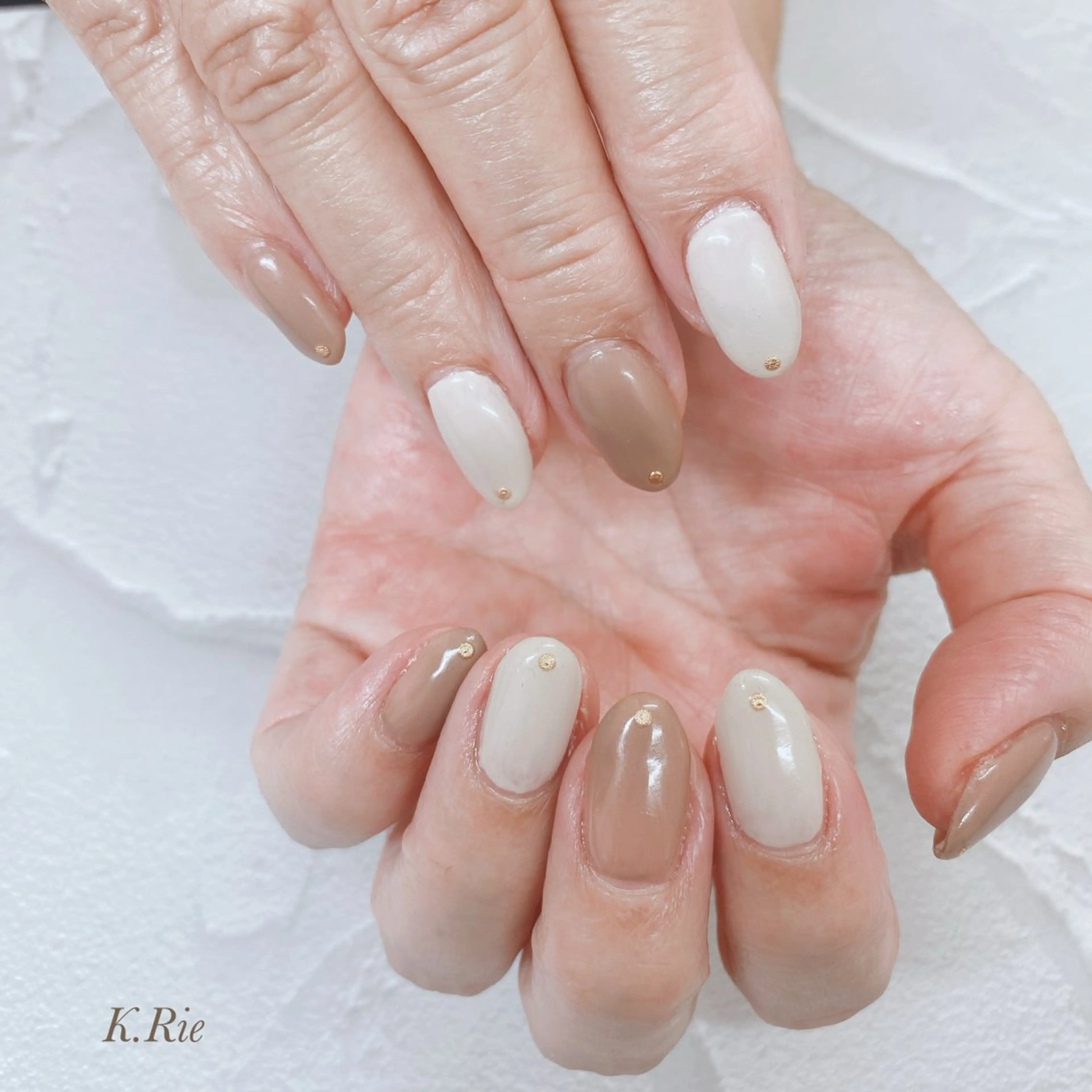 ネイル K. Rie minion 北浦和のネイルデザイン