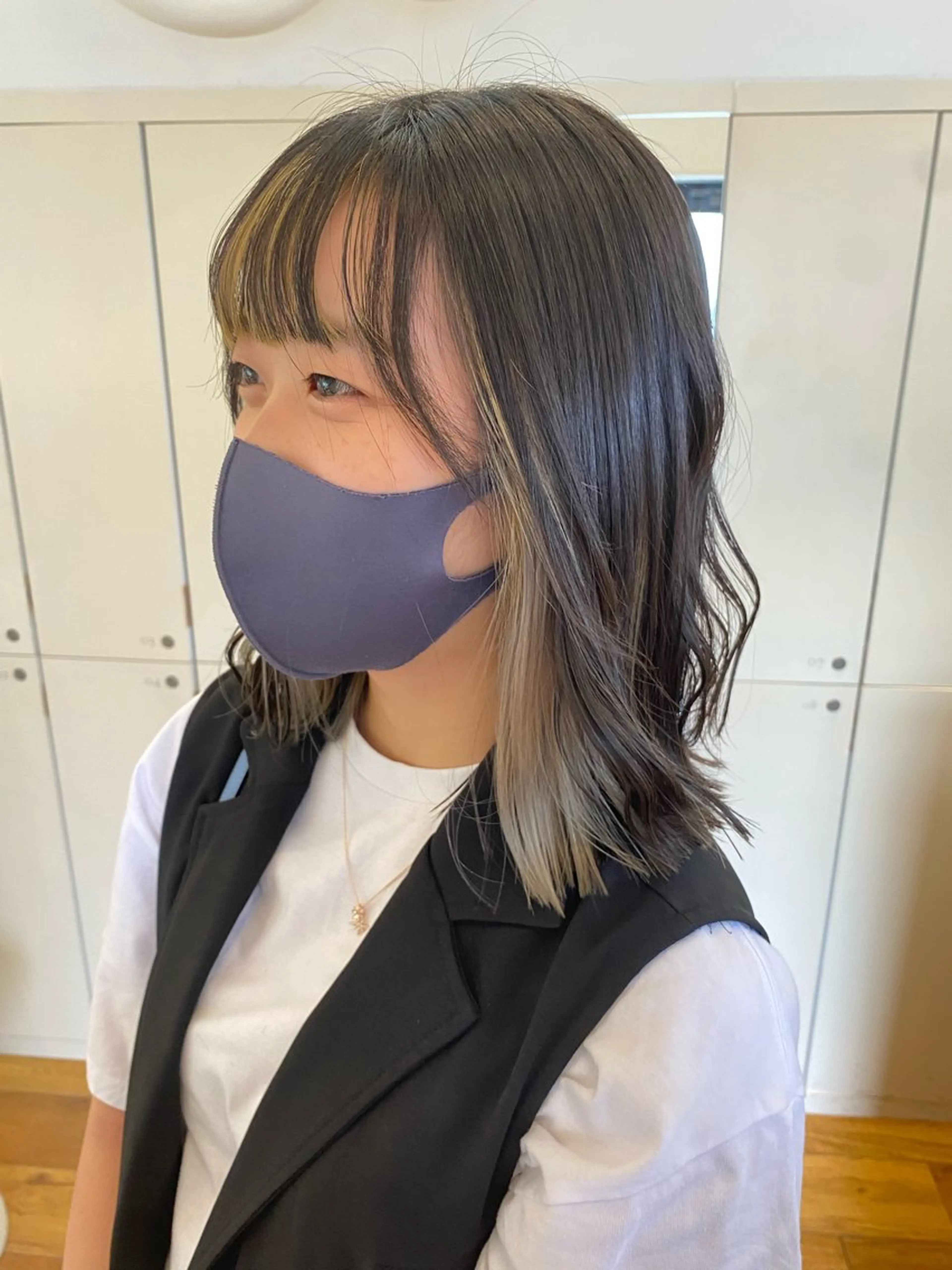 カラー ベージュカラー ヘアカラー トリートメント 安藤 太一のヘアスタイル