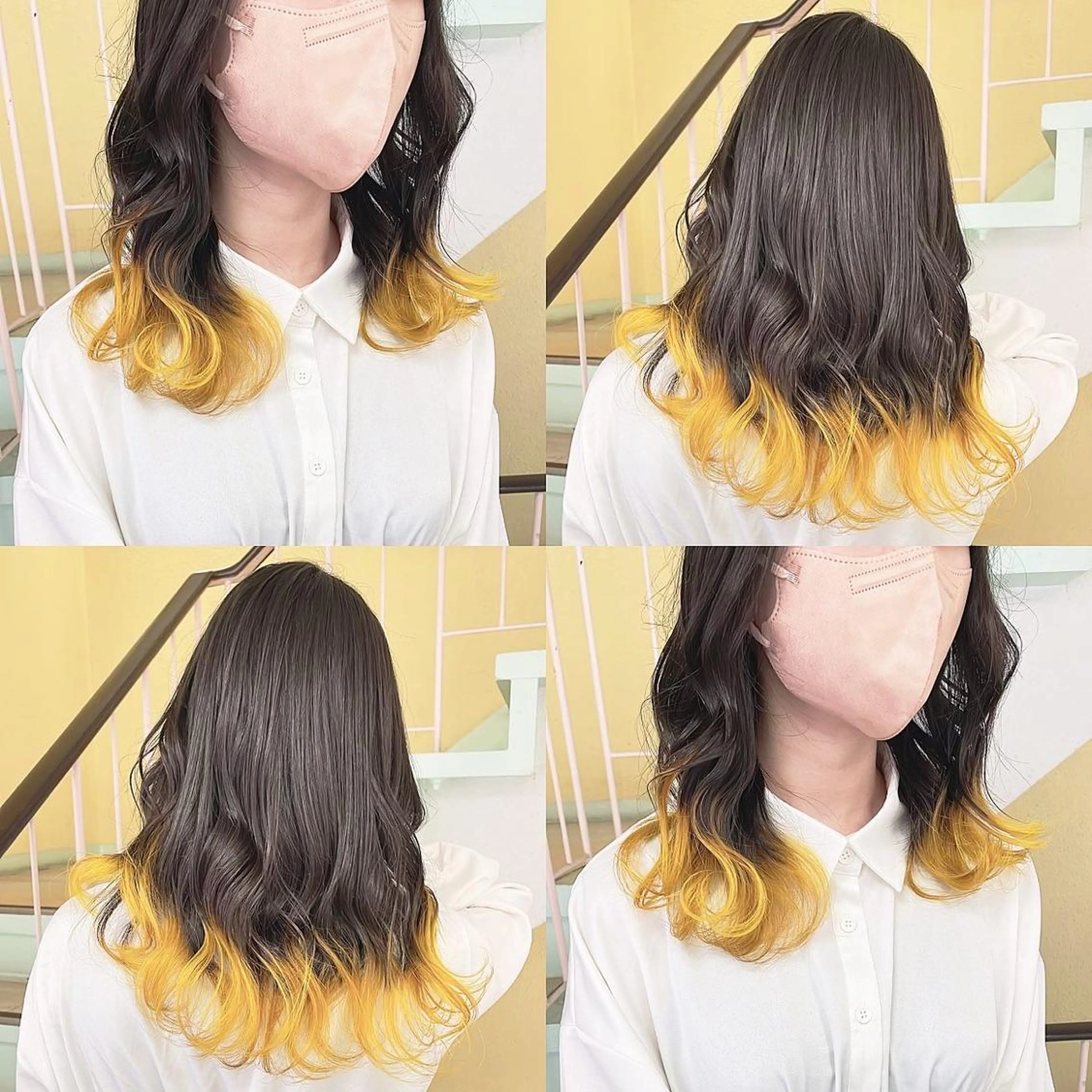 カラー ヘアカラー トリートメント 渋谷:インナーカラー ／🍒エリカ🍒のヘアスタイル