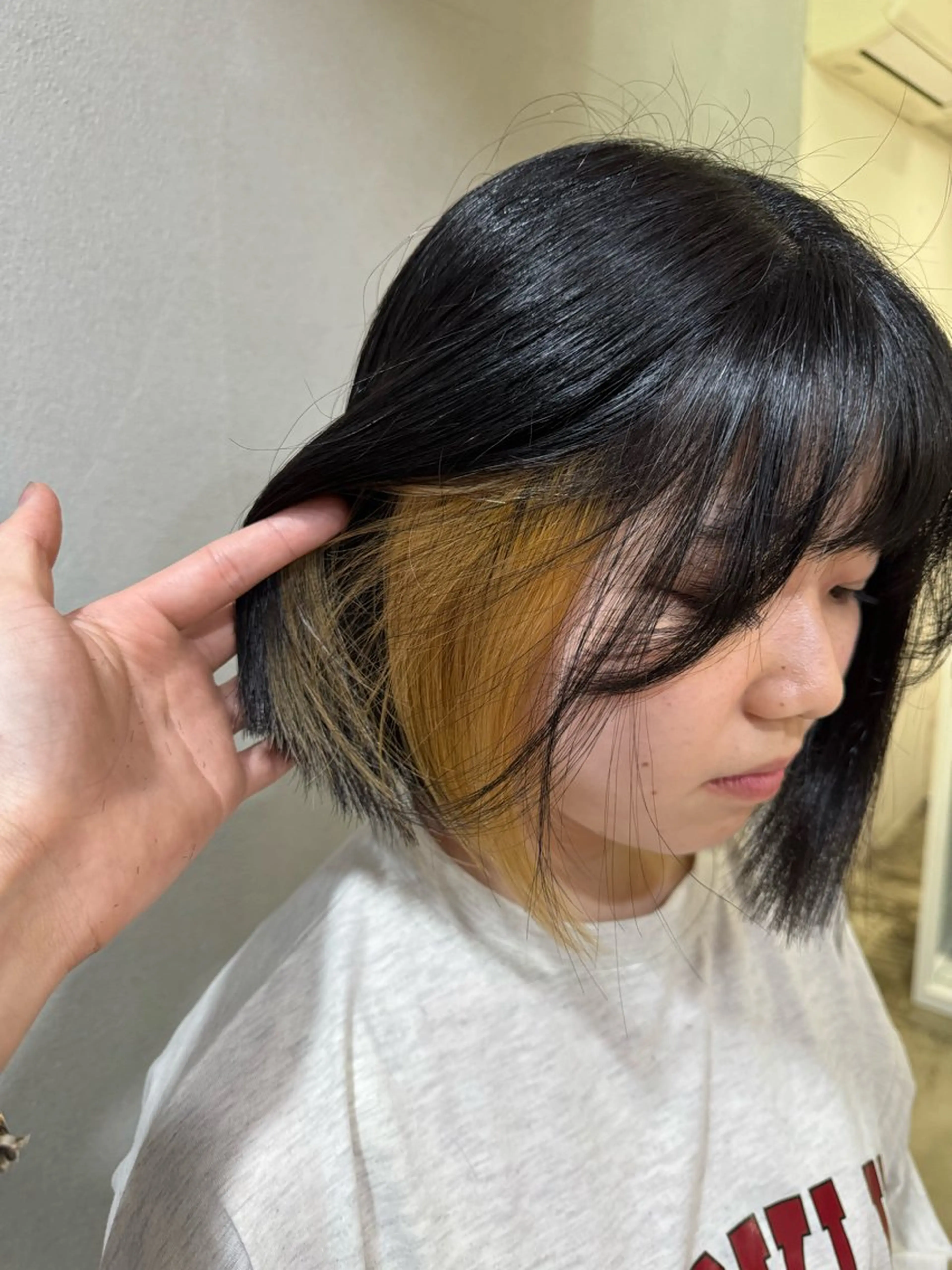 ショート カット ヘアカラー トリートメント アキト/ メンズ/透明感暗髪のヘアスタイル