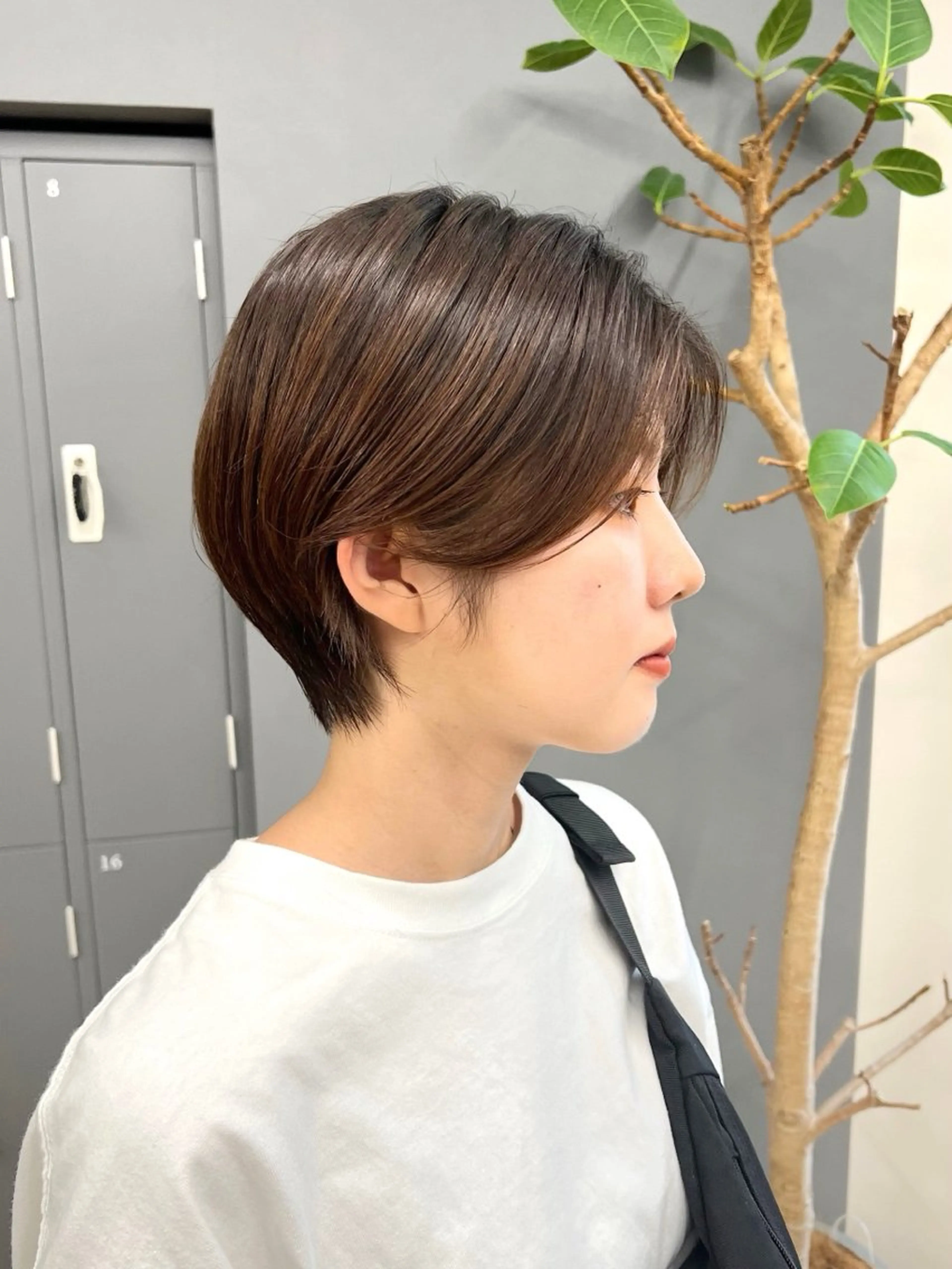 ショート くびれヘア ショートヘア 重里 瑠花のヘアスタイル