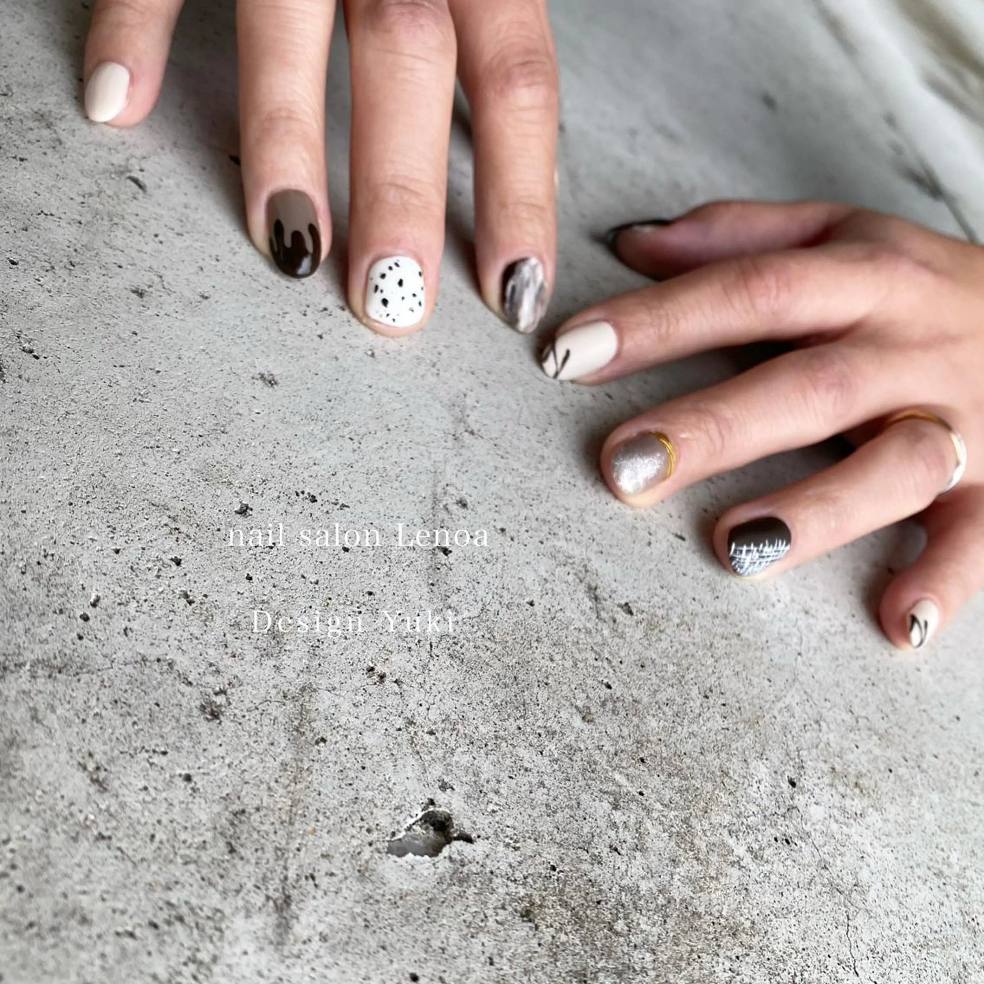 ネイル ハンドネイル Lenoa Yukiのネイルデザイン