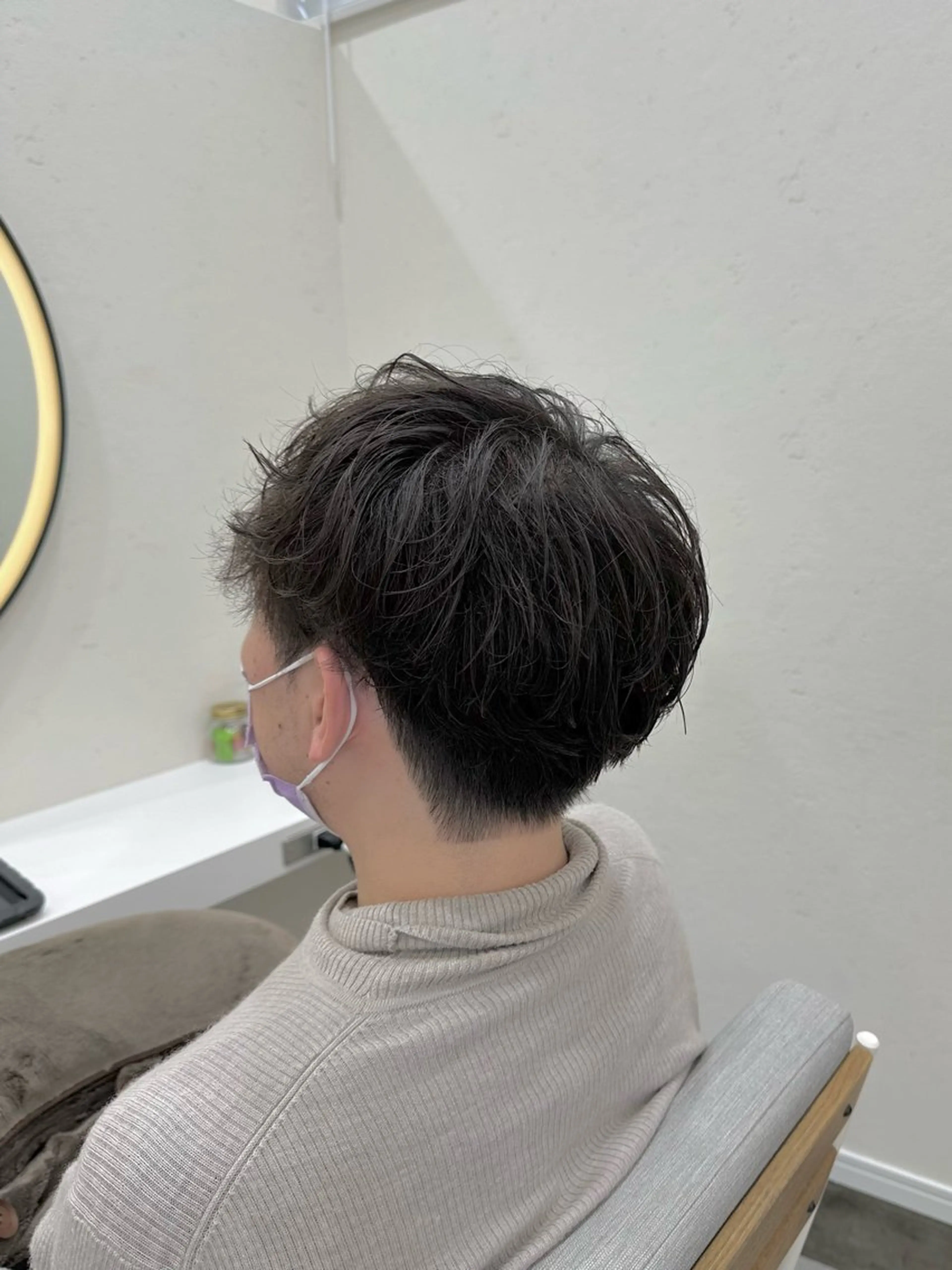 パーマ メンズ 渡邉 凜乙のヘアスタイル